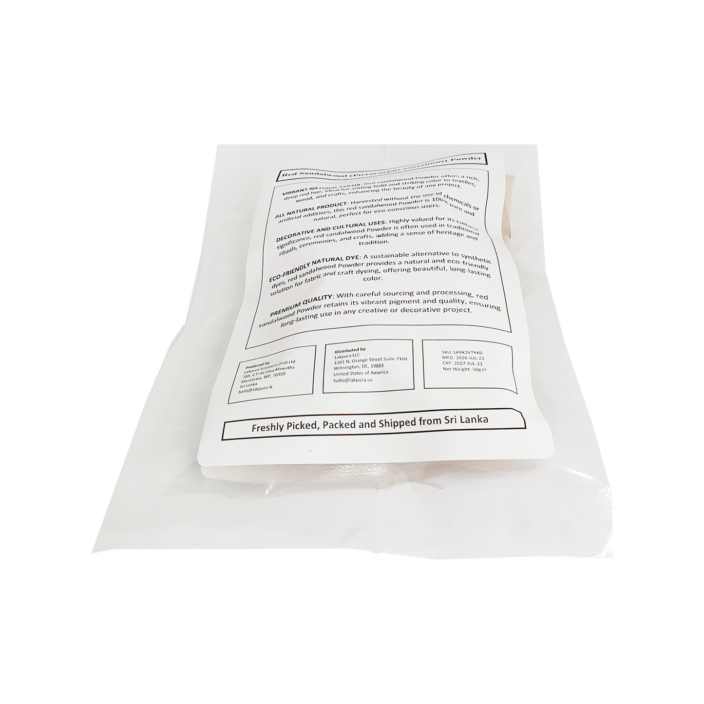 Lakpura® Red Sandalwood Powder