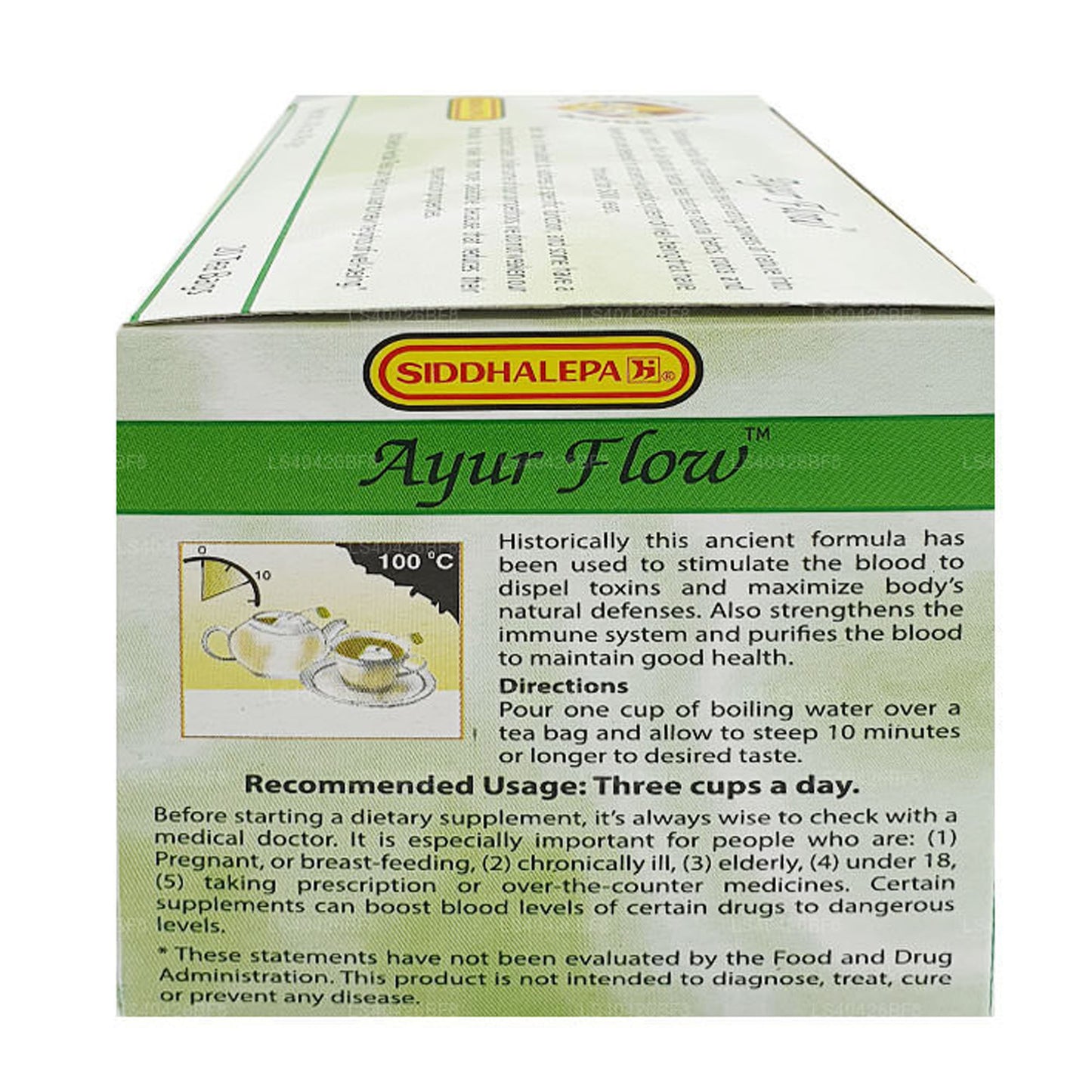 Siddhalepa Ayur Flow thee (20 theezakjes)