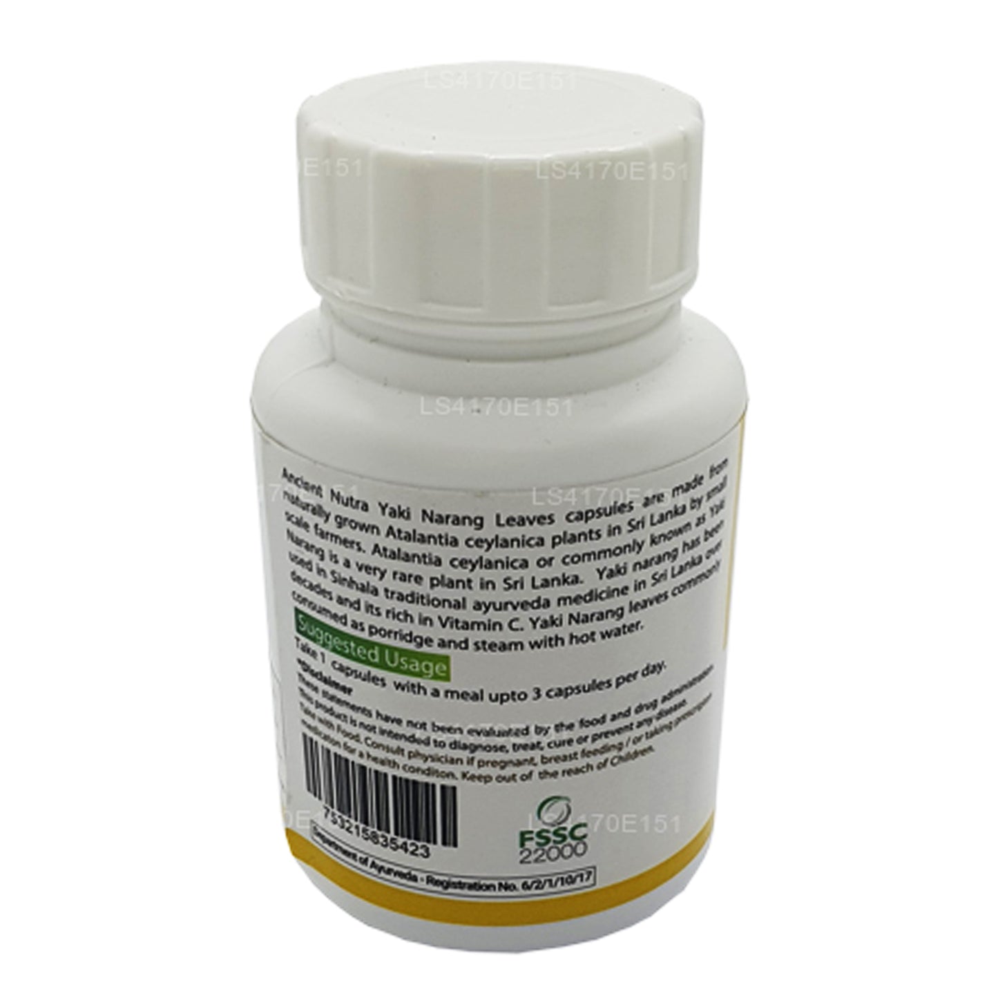 Ancient Nutra Yaki Narang Leaves Capsule (60 capsule)