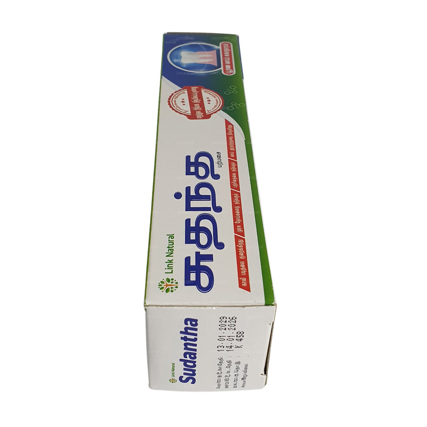Pasta de dientes a base de hierbas Link Sudantha