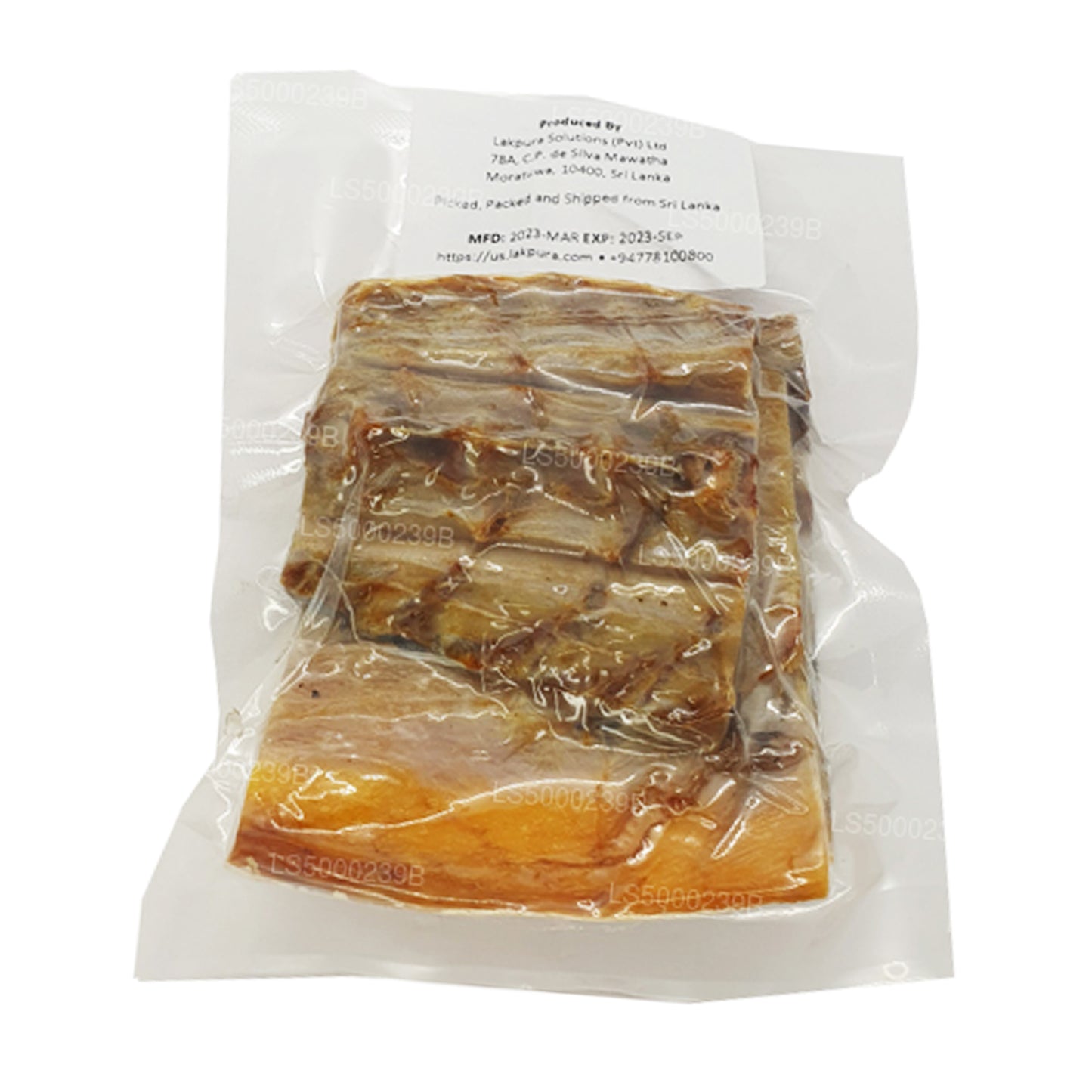 Lakpura tørret Katta (Queenfish) 200g, saltet tør fisk (Karawala)