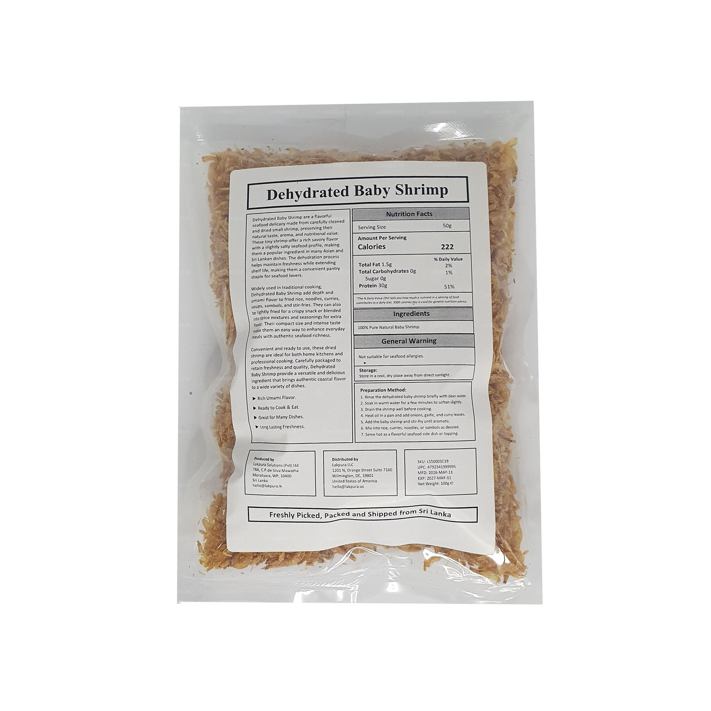 Lakpura® Dehydrated Baby Shrimp