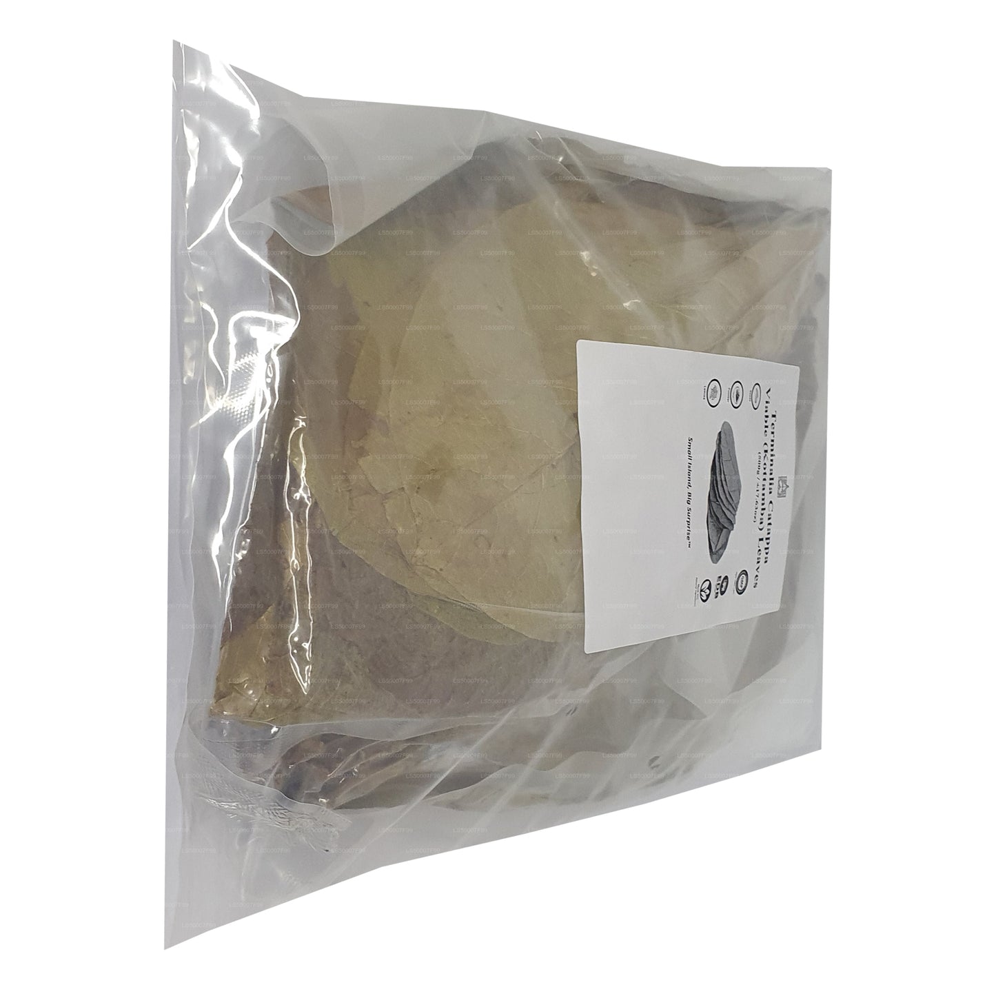 Lakpura® Wildcrafted Dehydrated Terminalia Catappa Leaves (Kottamba, Indian Almond) Pack