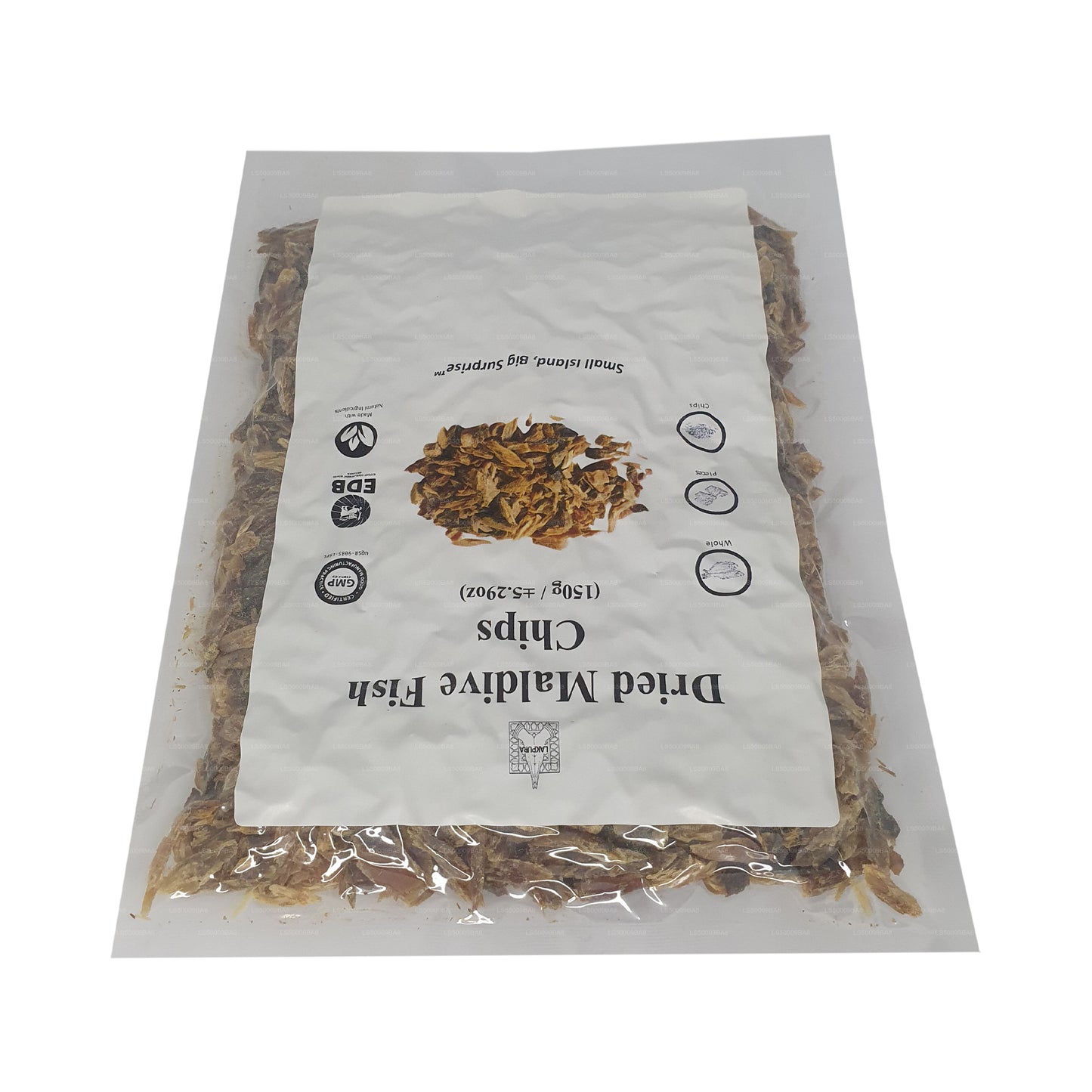 Lakpura Maldiverna Fish Chips (150 g) Förpackning