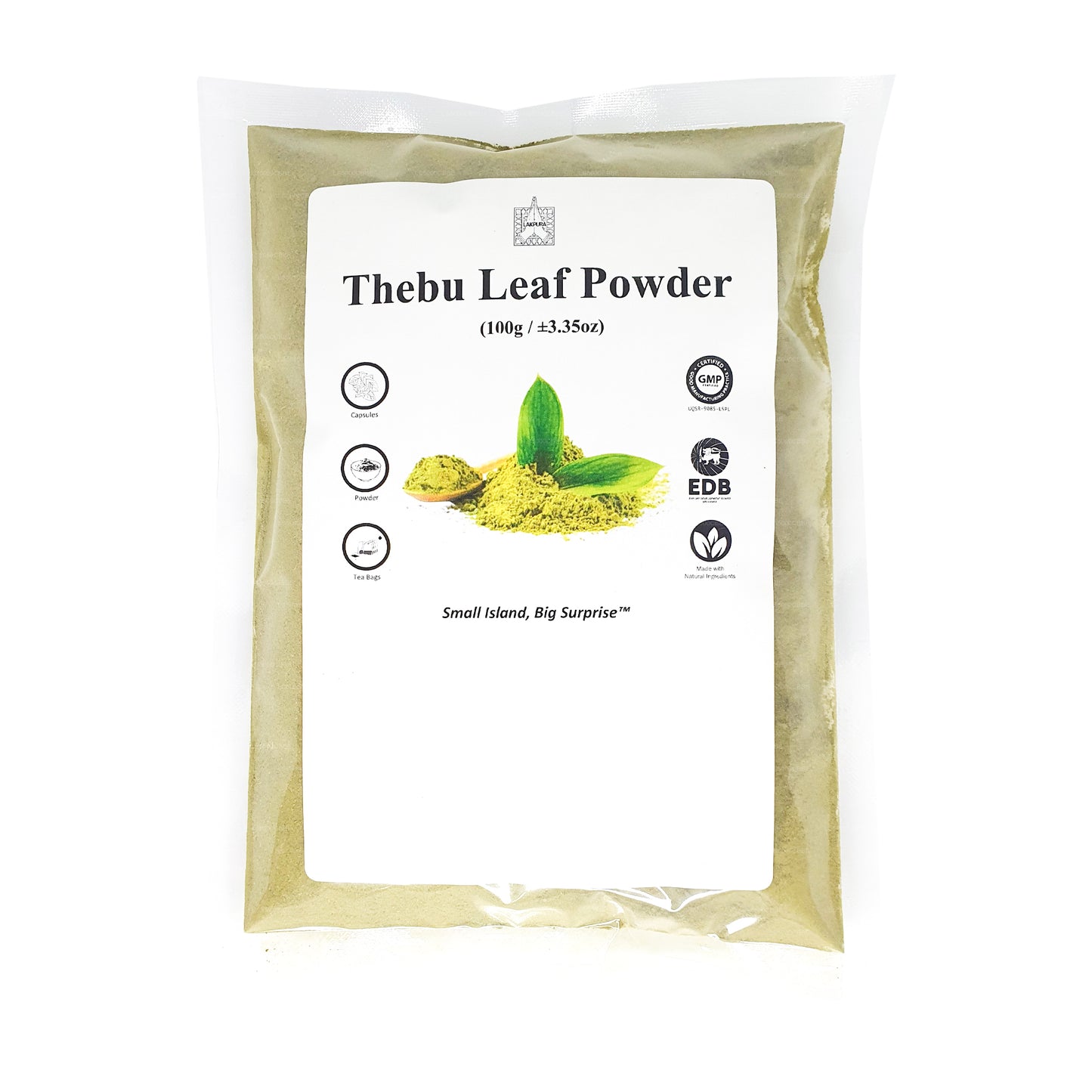 Lakpura Thebu bladpulver
