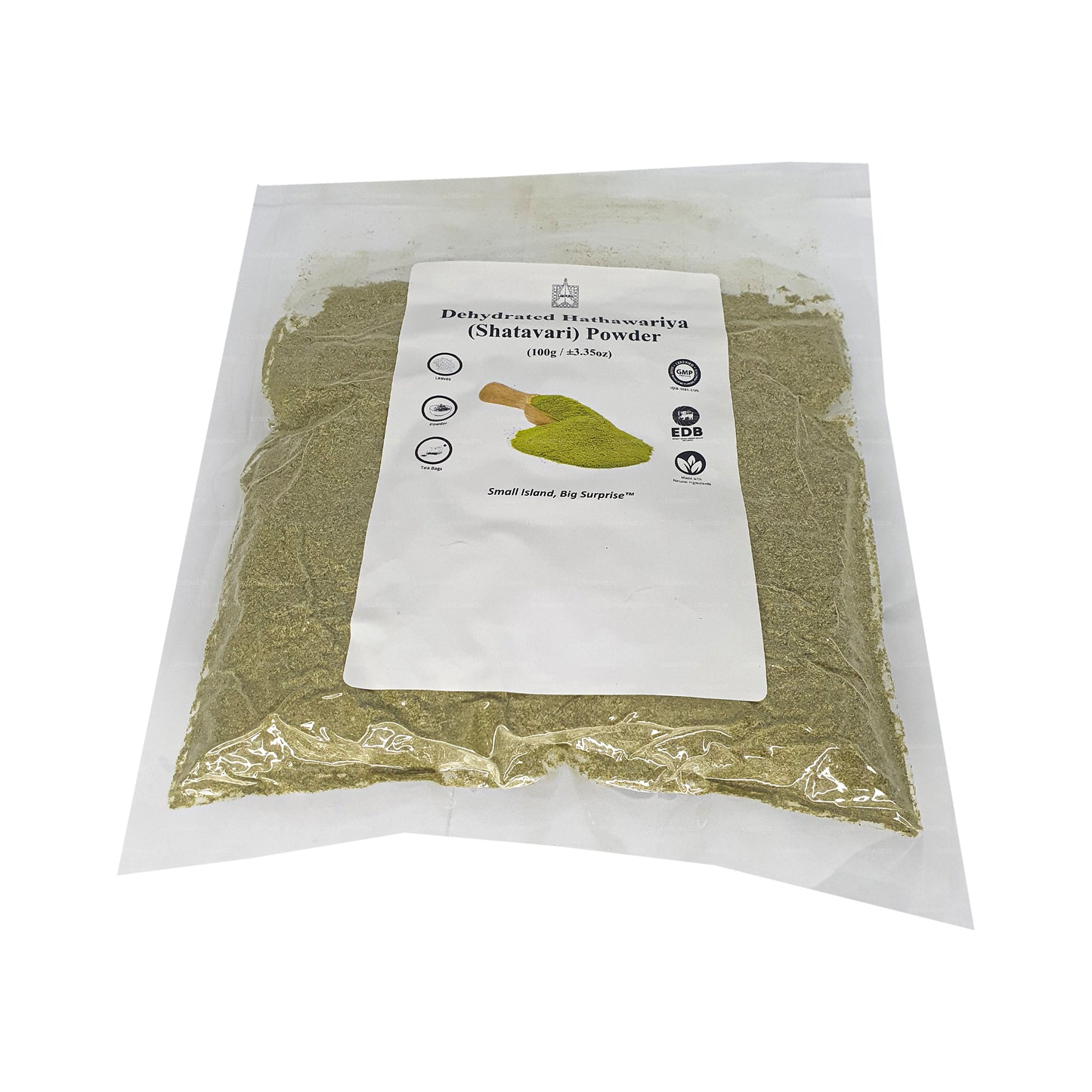 Lakpura Dehydreret Hathawariya (Shatavari) Pulver (100g)