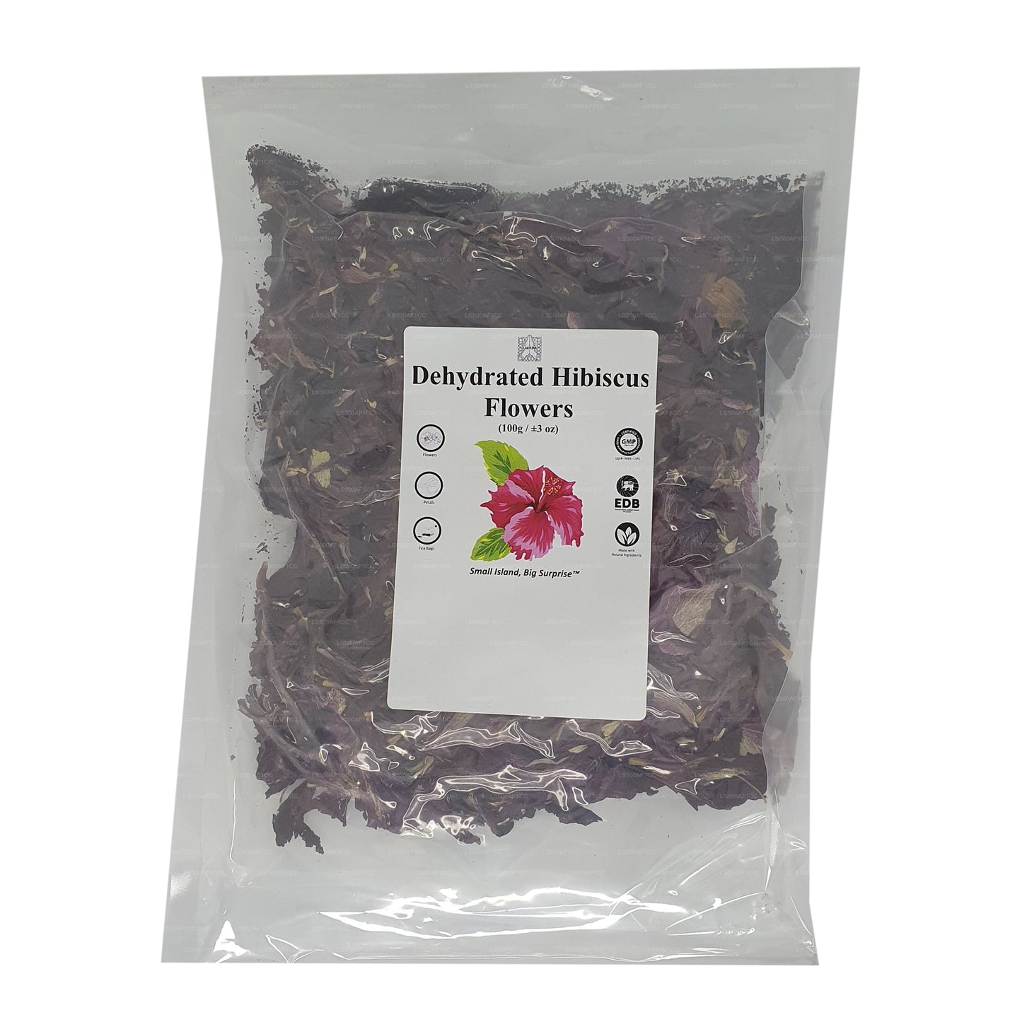 Lakpura® Dehydrated Hibiscus Rosa (Wada Mal) Flowers