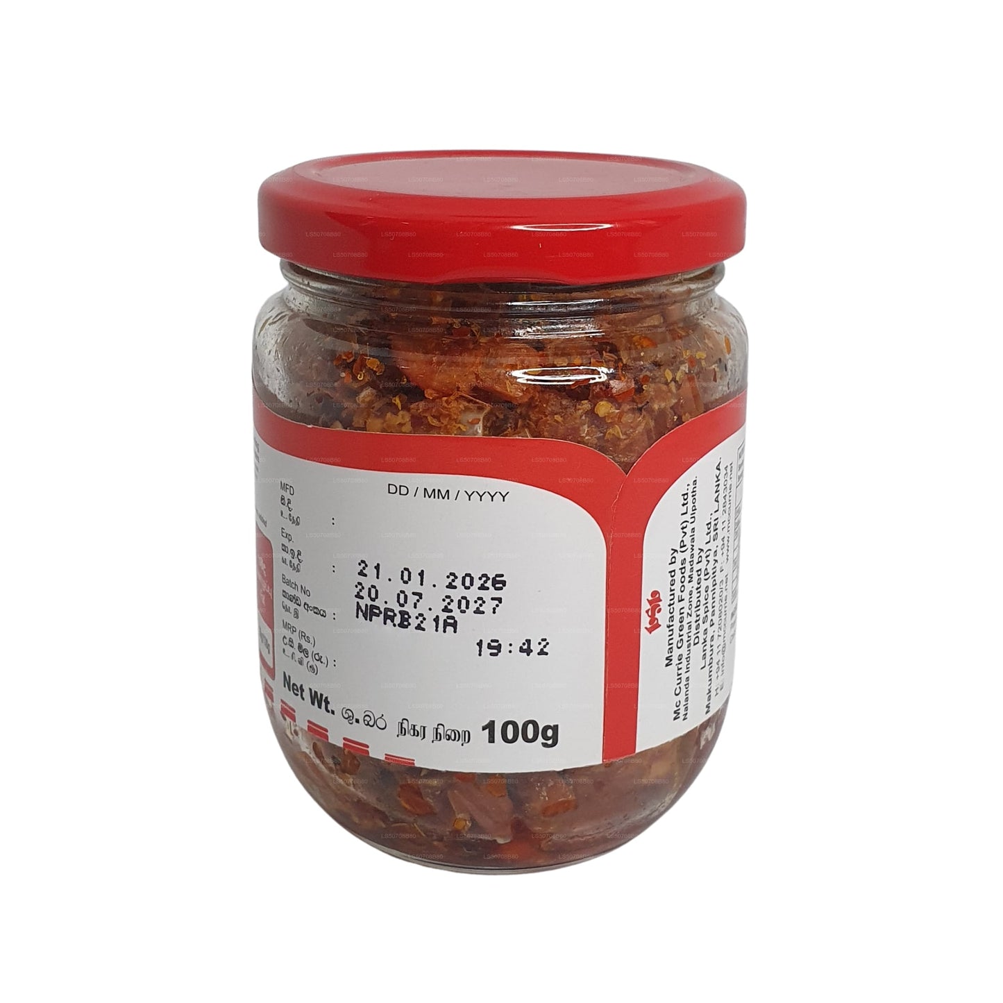 Badun aux crevettes Mc Currie (100g)