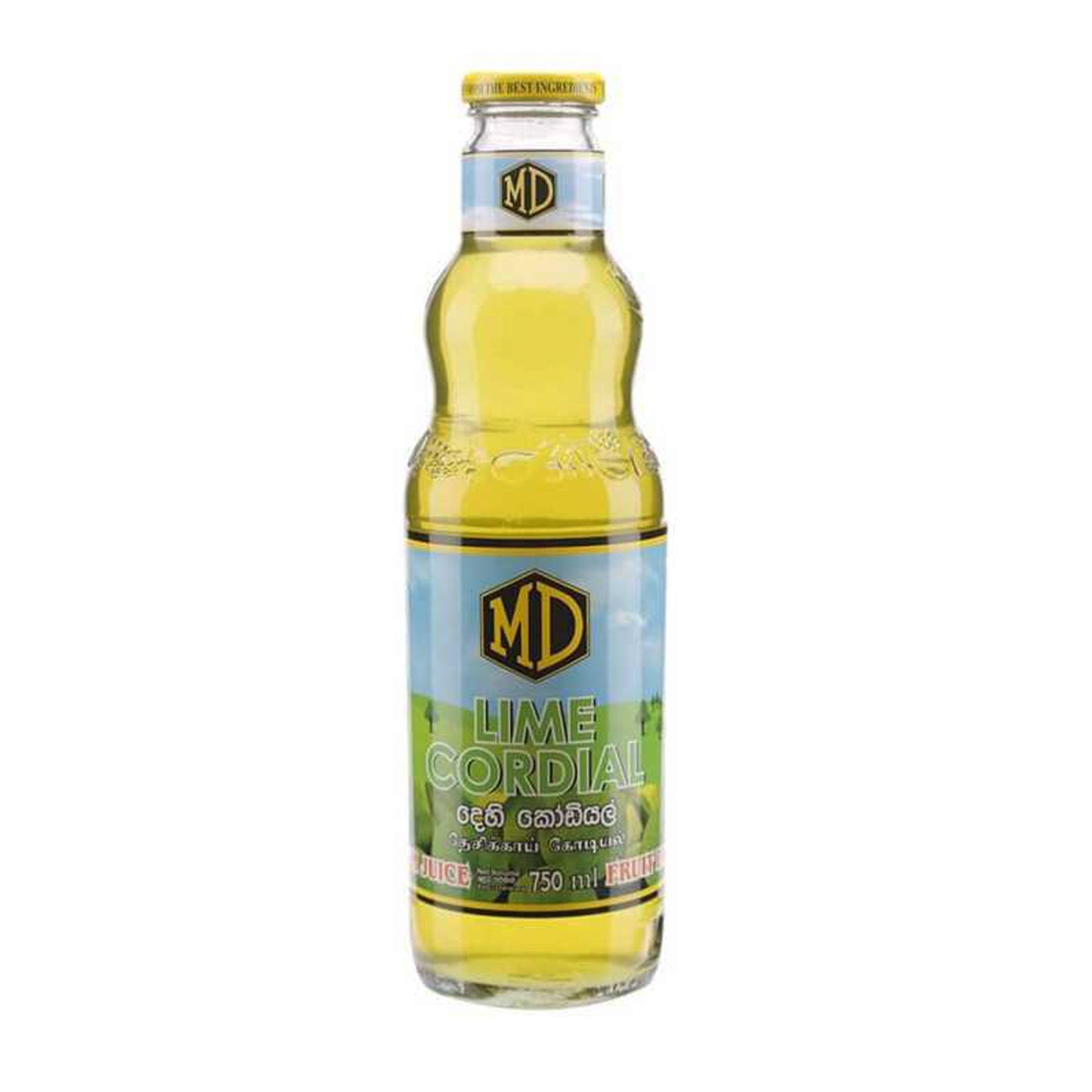 MD Lime Cordial (750ml)