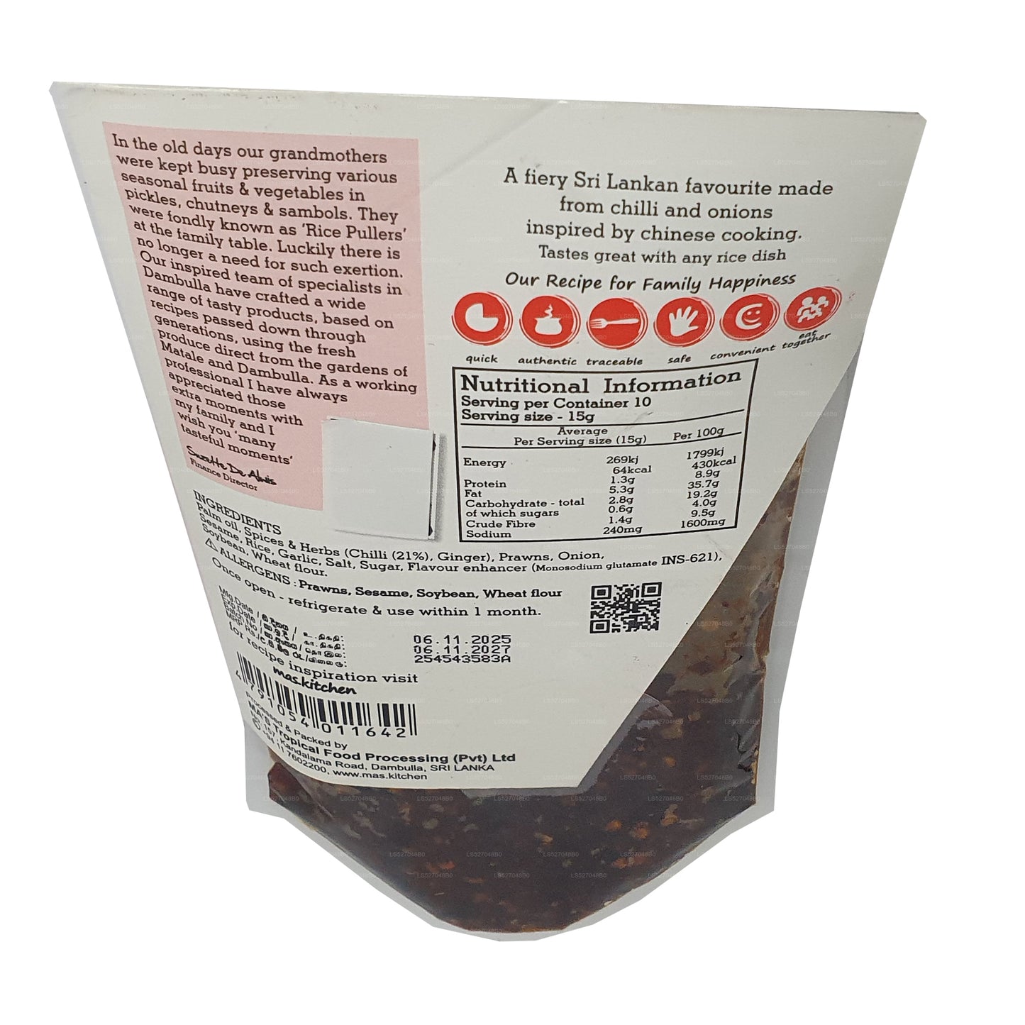 MA's Kitchen Chinese chilipasta (150 g)