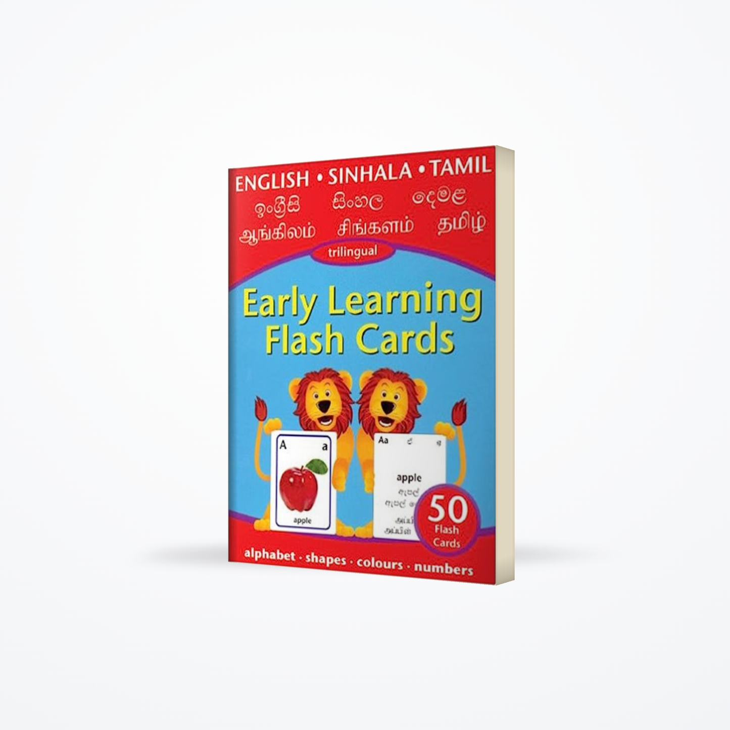 Early Learning Flash Cards (Trilingual - English, Sinhala, Tamil)