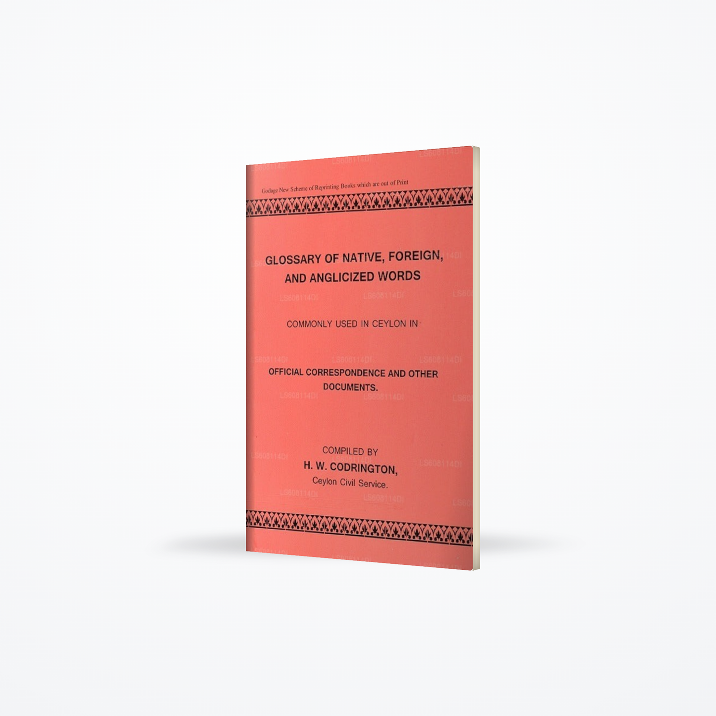 Glossary of Native, Foreign and anglicized words