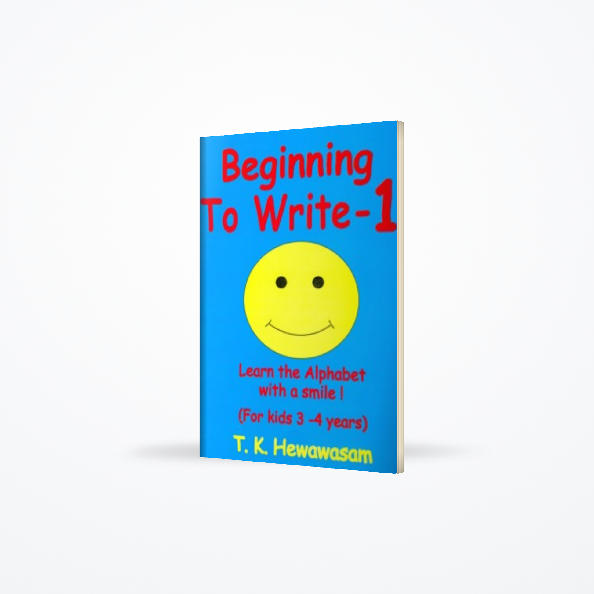 Beginning To Write - 1 (For kids 3 - 4 years)