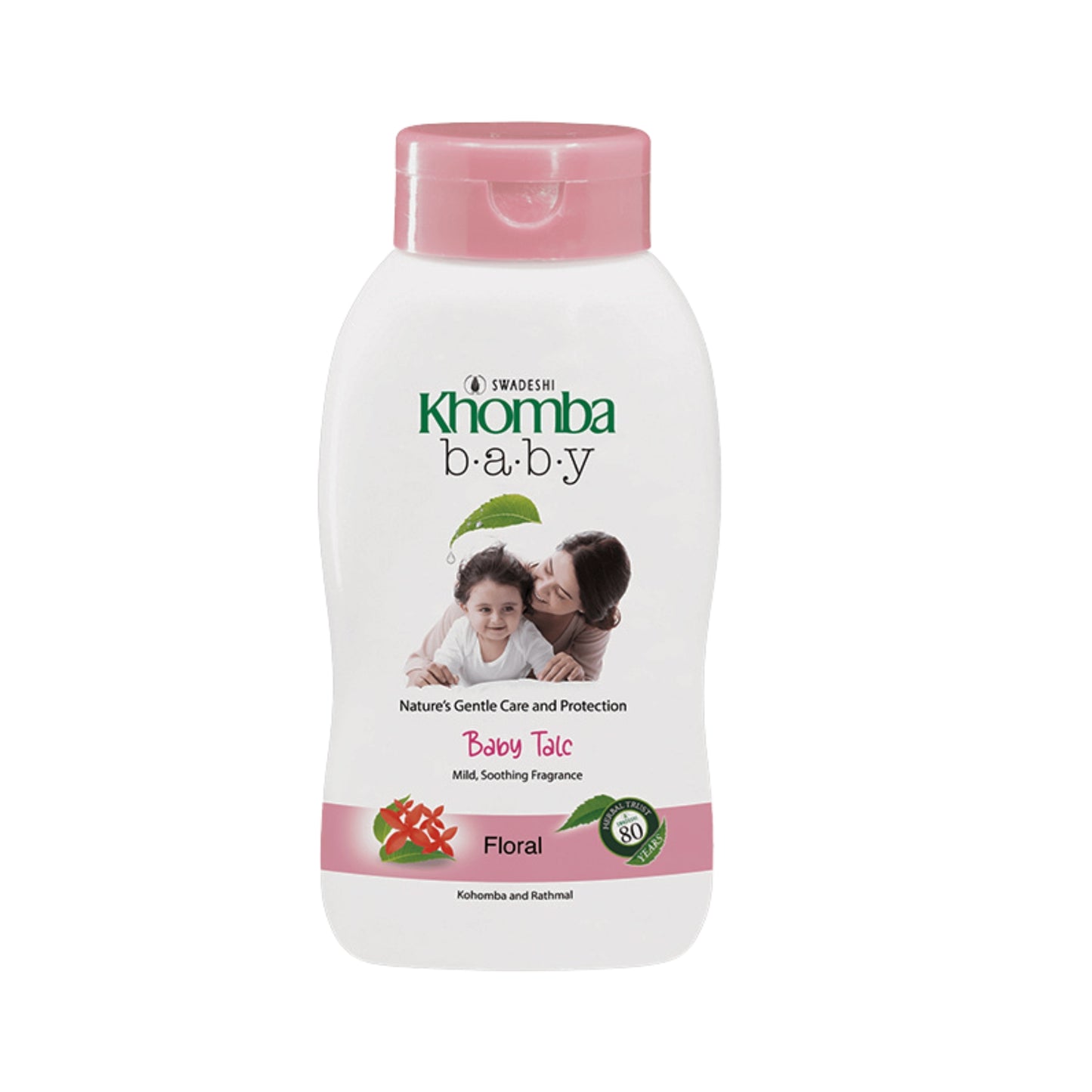 Swadeshi Khomba Baby Talc Blomster (100g)