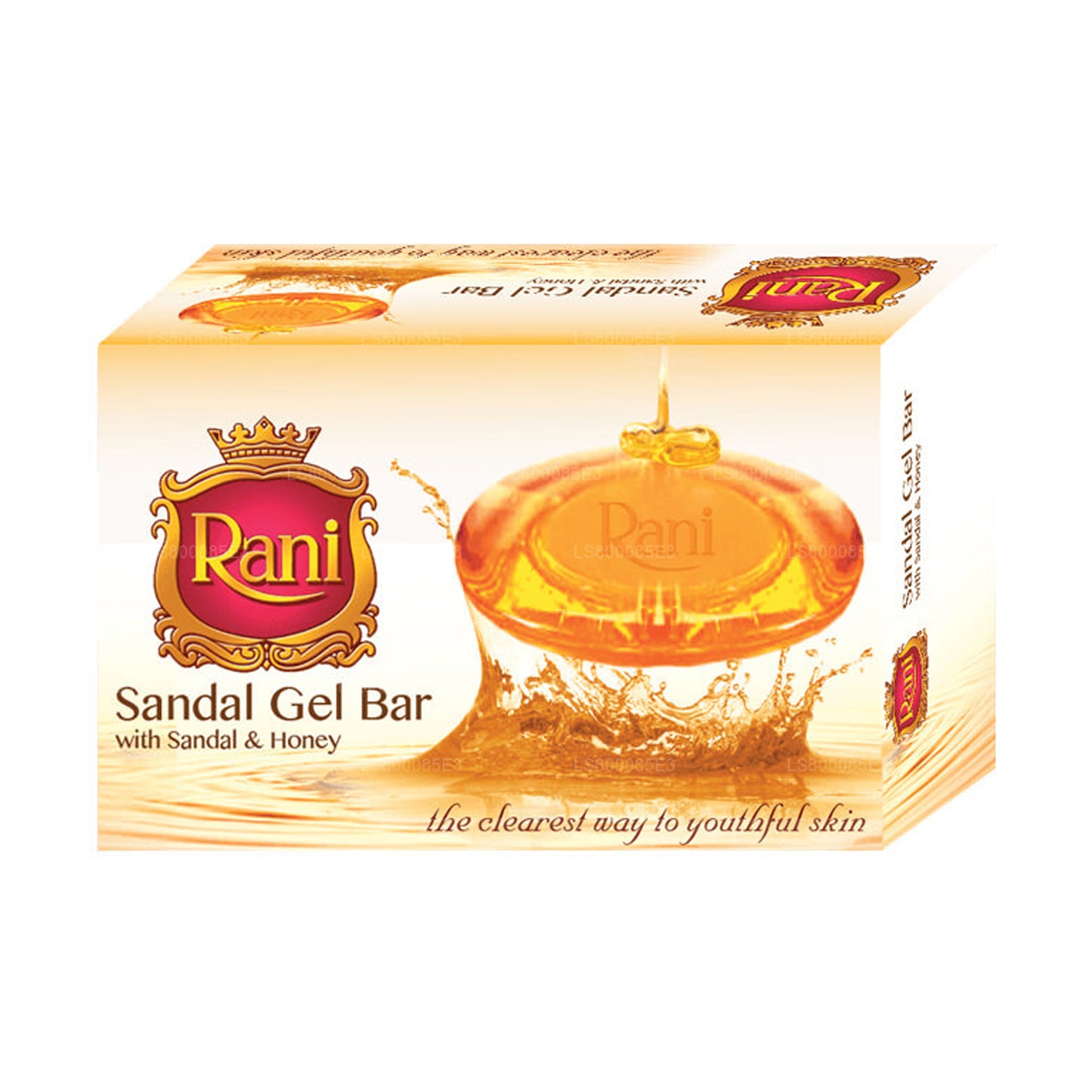 Swadeshi Rani Sandal Żel w kostce z sandałami i mydłem miodowym (70g)