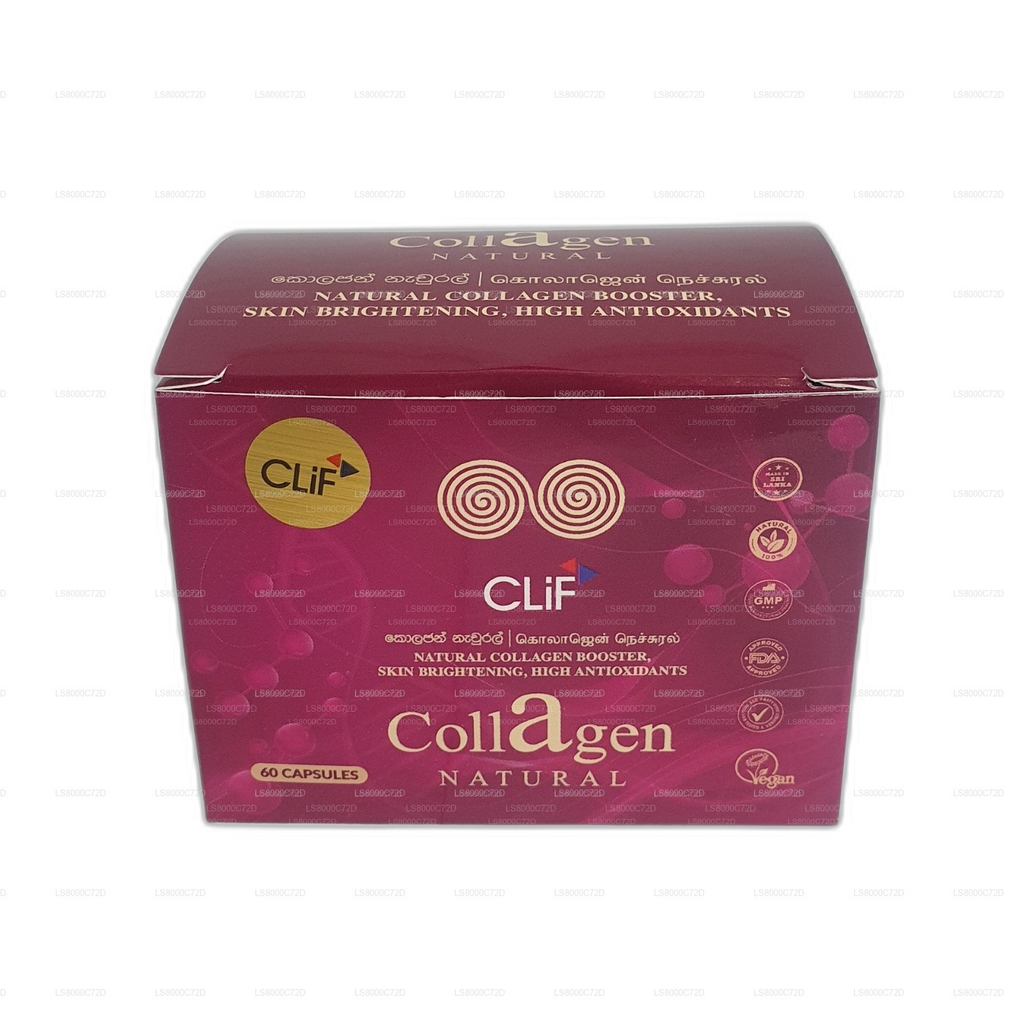 Clif Collagen Natural (60 kapsler)
