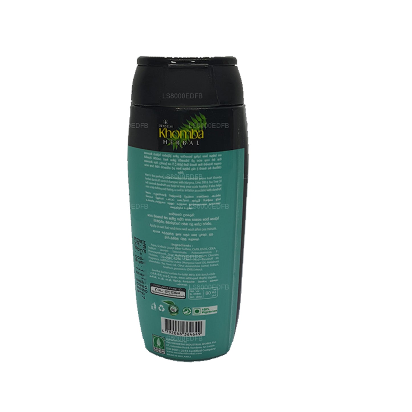 Shampoo antiforfora Swadeshi Khomba (80ml)