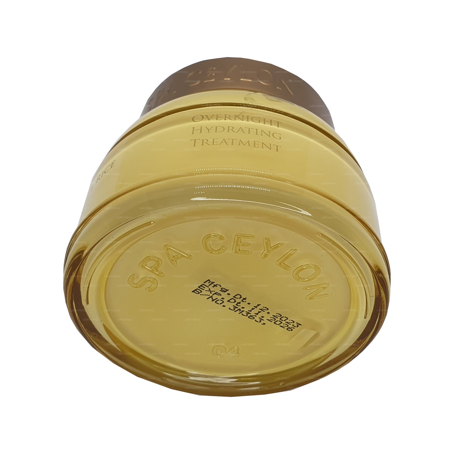 Spa Ceylon hvide ris natten over fugtgivende behandling (200 g)