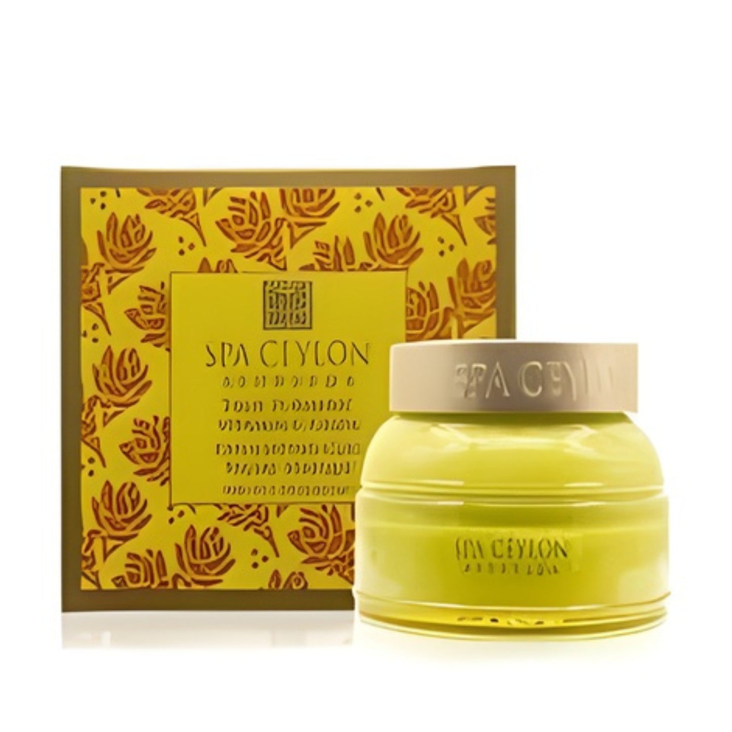 Spa Ceylon True Turmeric - Vitamin C Glow - Exfoliërend gezichtsmasker met klei (200 g)