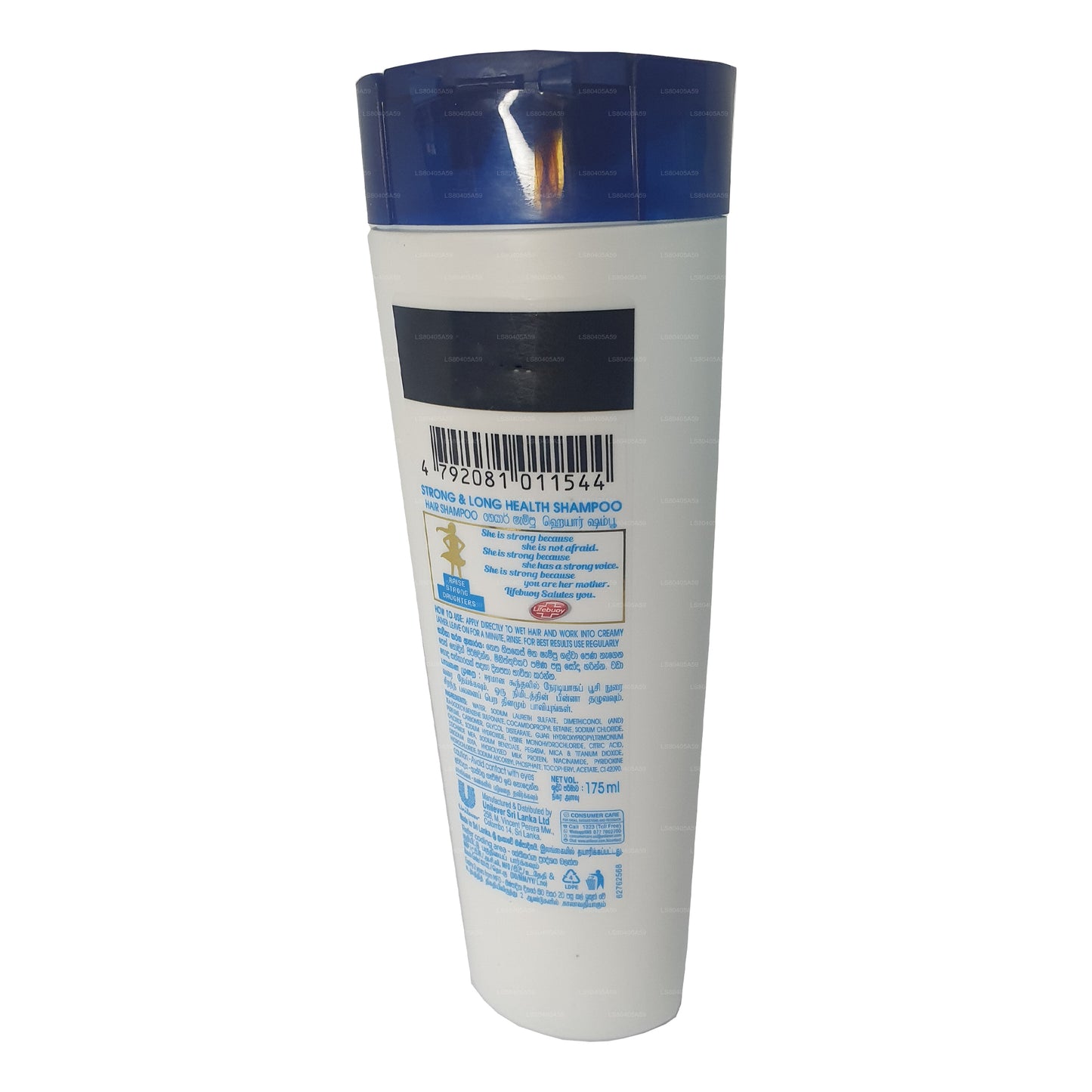 Lifebuoy Health stærk og lang shampoo (175 ml)