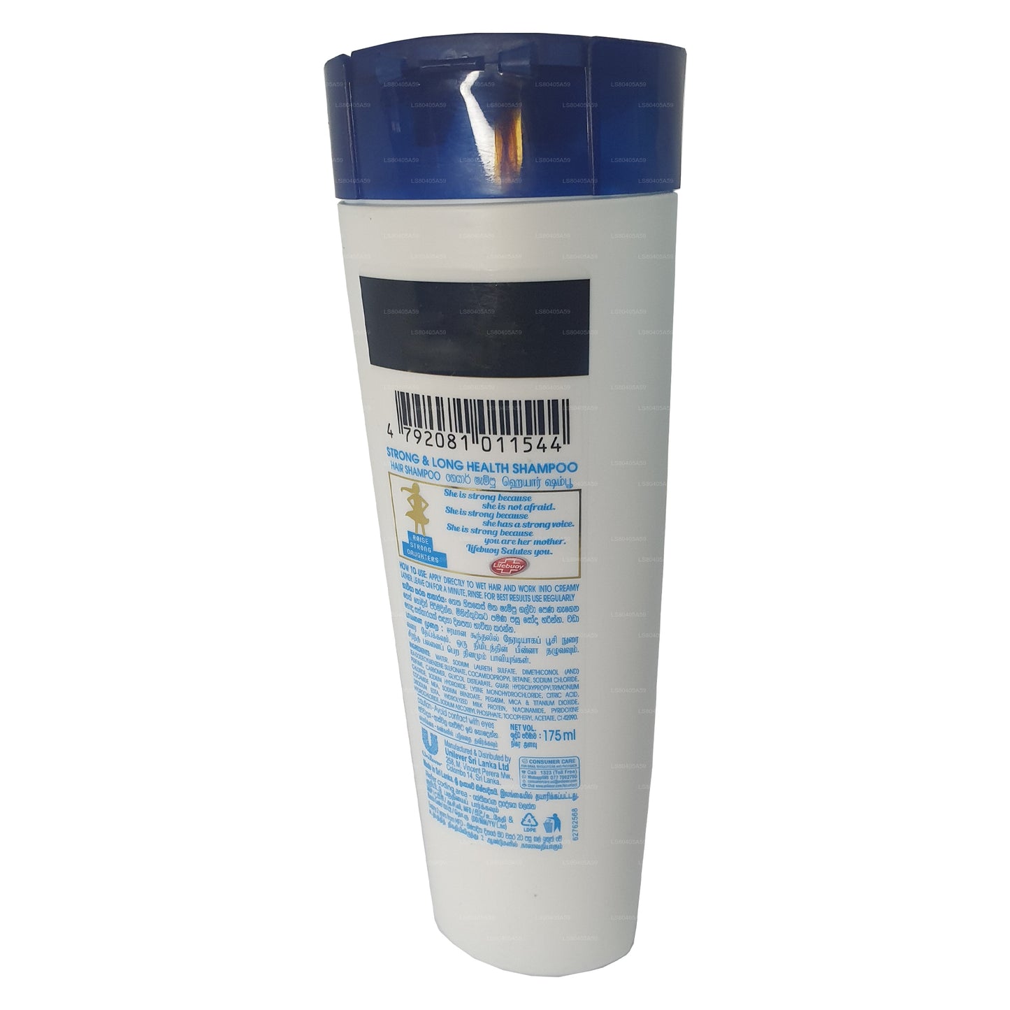 Lifebuoy Health stærk og lang shampoo (175 ml)