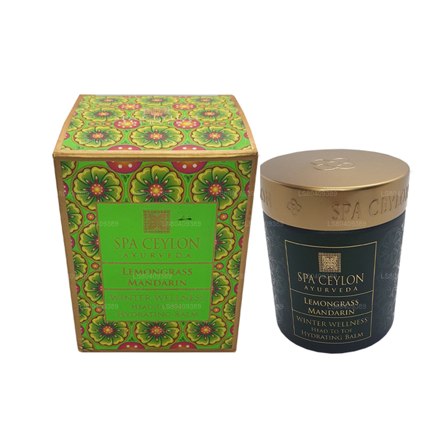 Spa Ceylon Lemongrass Mandarin Winter Wellness Head to Toe Hydrating Balm (200g)