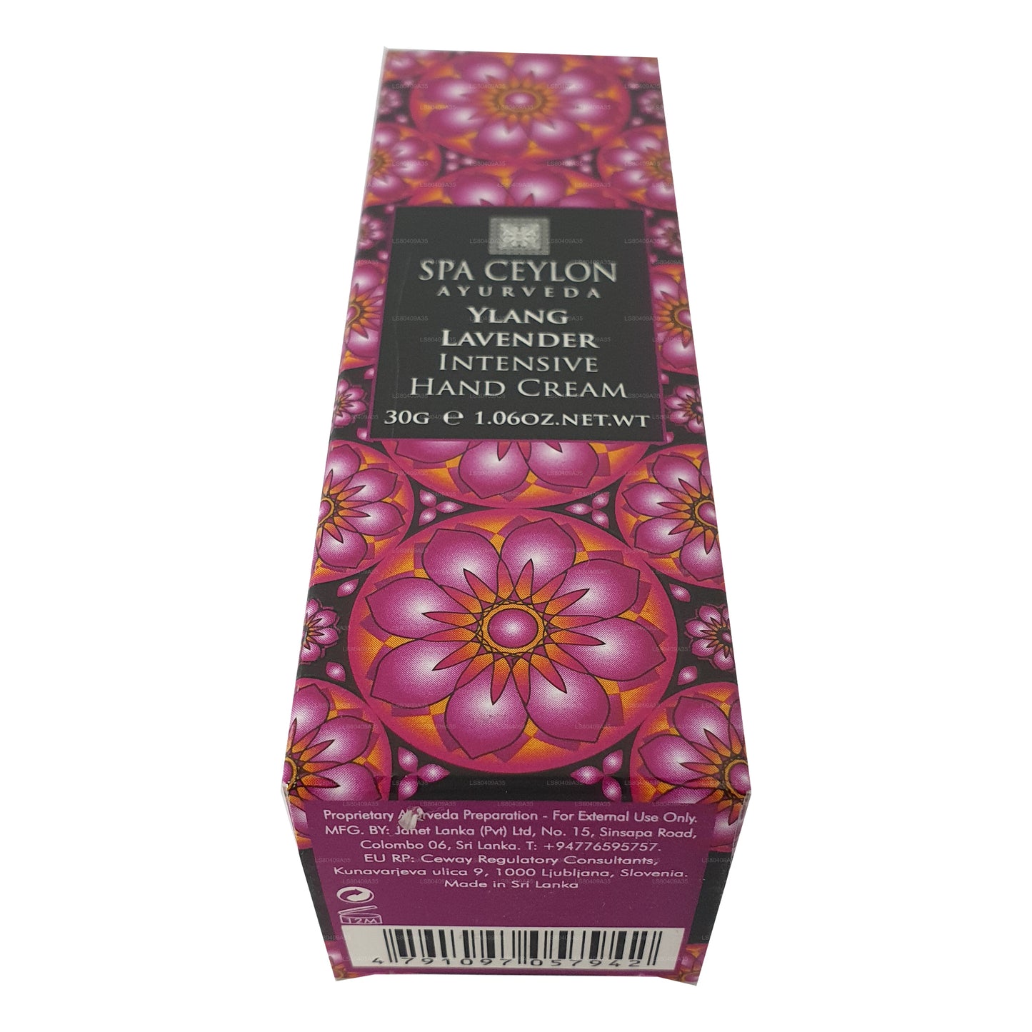 Spa Ceylon Lawenda Neroli Ylang Intensywny krem do rąk (30g)