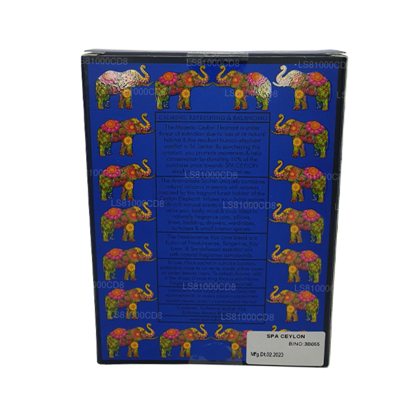 Spa Ceylon Ceylon Frankincense Til Lime Elephant Aromaveda Brev