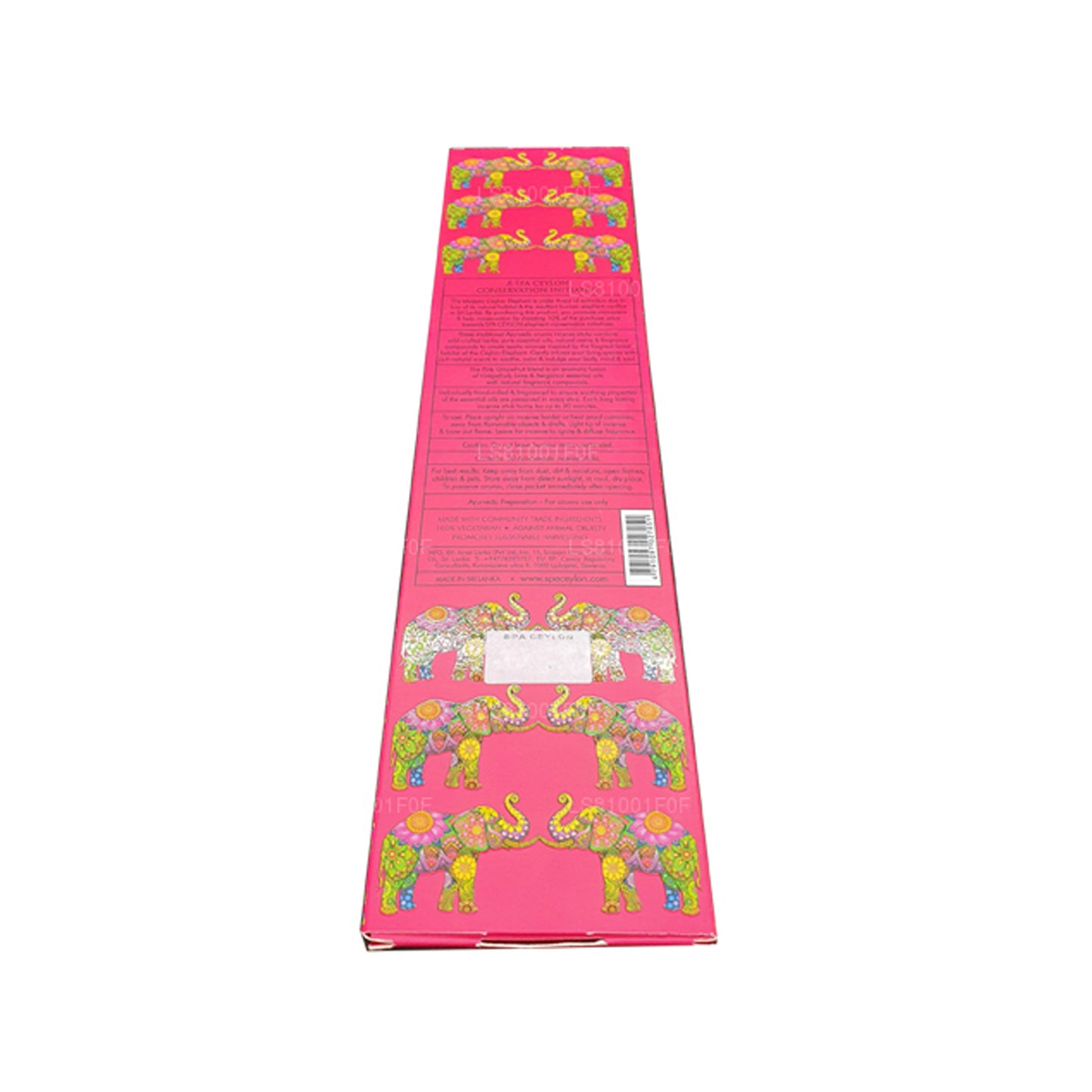 30 varillas de incienso Spa Ceylon Ceilán con pomelo rosa Aromaveda