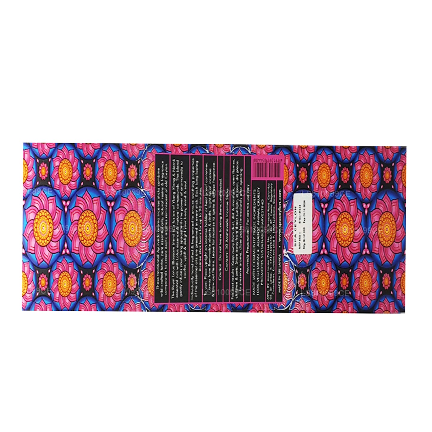 Spa Ceylon Royal Lotus Blossom Aromaveda (30) Røgelsespinde