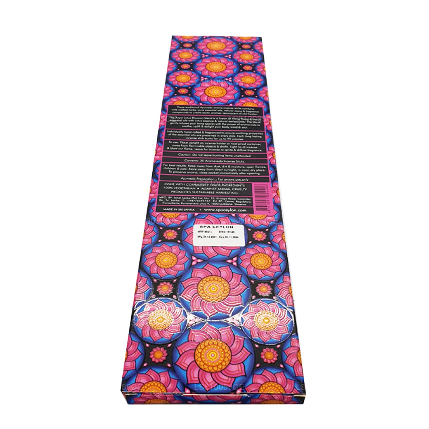 Spa Ceylon Royal Lotus Blossom Aromaveda (30) Røgelsespinde