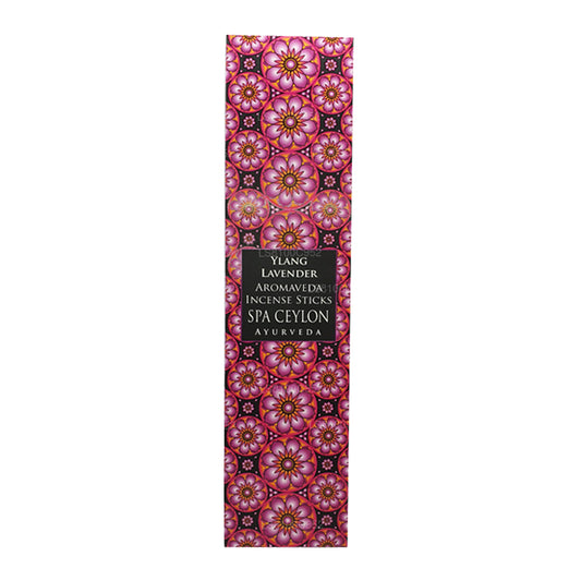 Spa Ceylon Ceylon Ylang Lavendel Aromaveda Røgelse 30 Pinde
