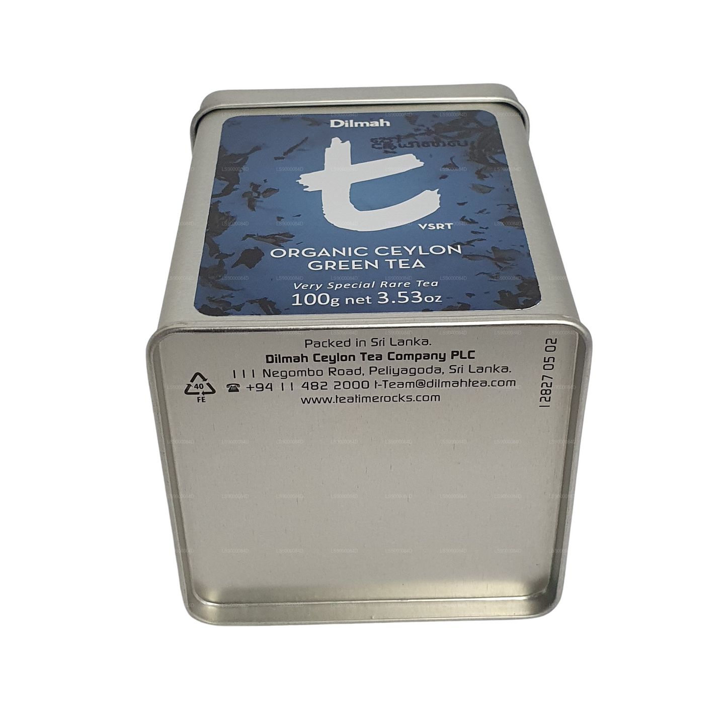 Dilmah t-serie Økologisk Ceylon grøn te (100g)