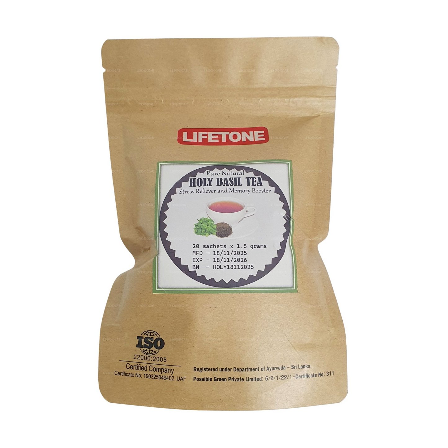 Lifetone Holy Basil Tea (30g) 20 Tea Bags