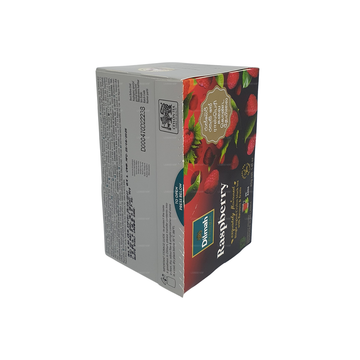 Dilmah Hindbær (30g) 20 teposer