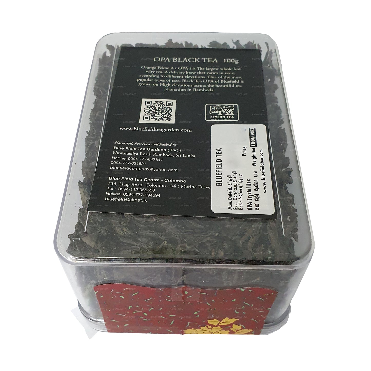 Bluefield Pure Ceylon Black Tea OPA (100g)