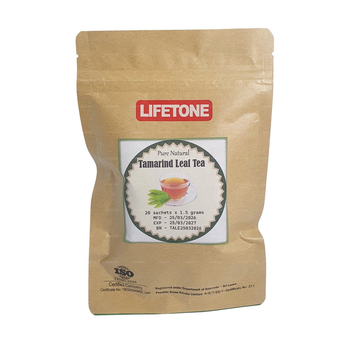 Lifetone Tamarind Leaf Tea (30g) 20 Tea Bags