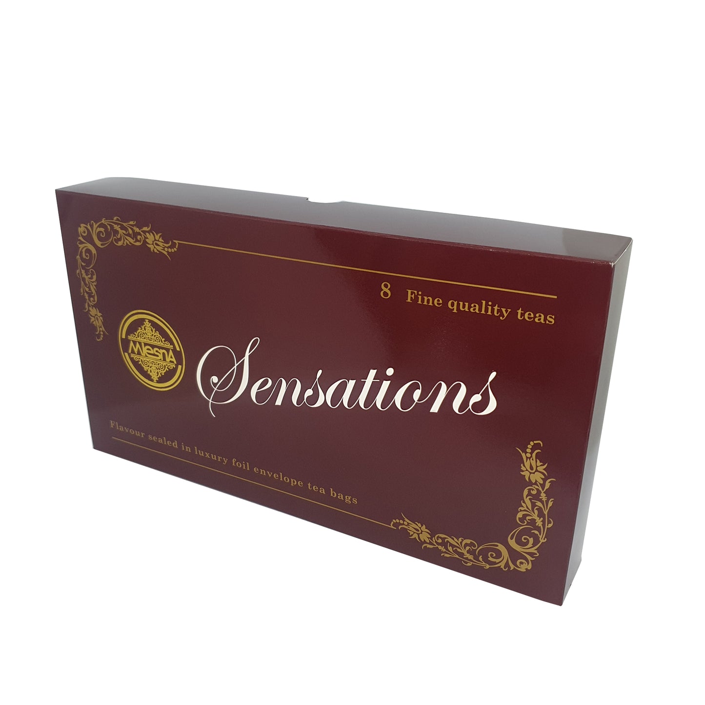 Mlesna Sensations, bustine di tè in lamina di lusso assortite, 8 gusti assortiti (160 g)