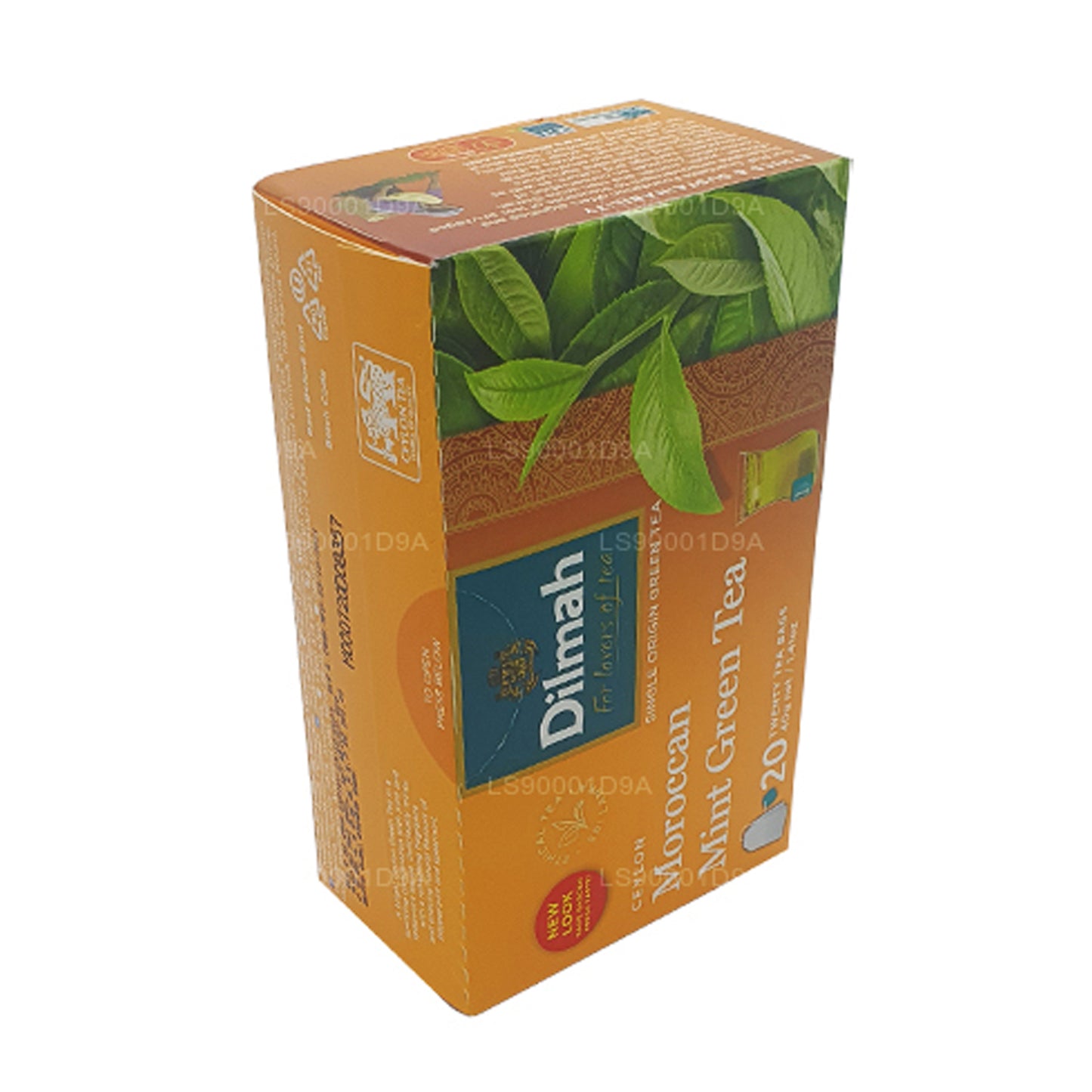 Dilmah Ceylon Marokkansk Mint Grøn Te (40g) 20 Teposer