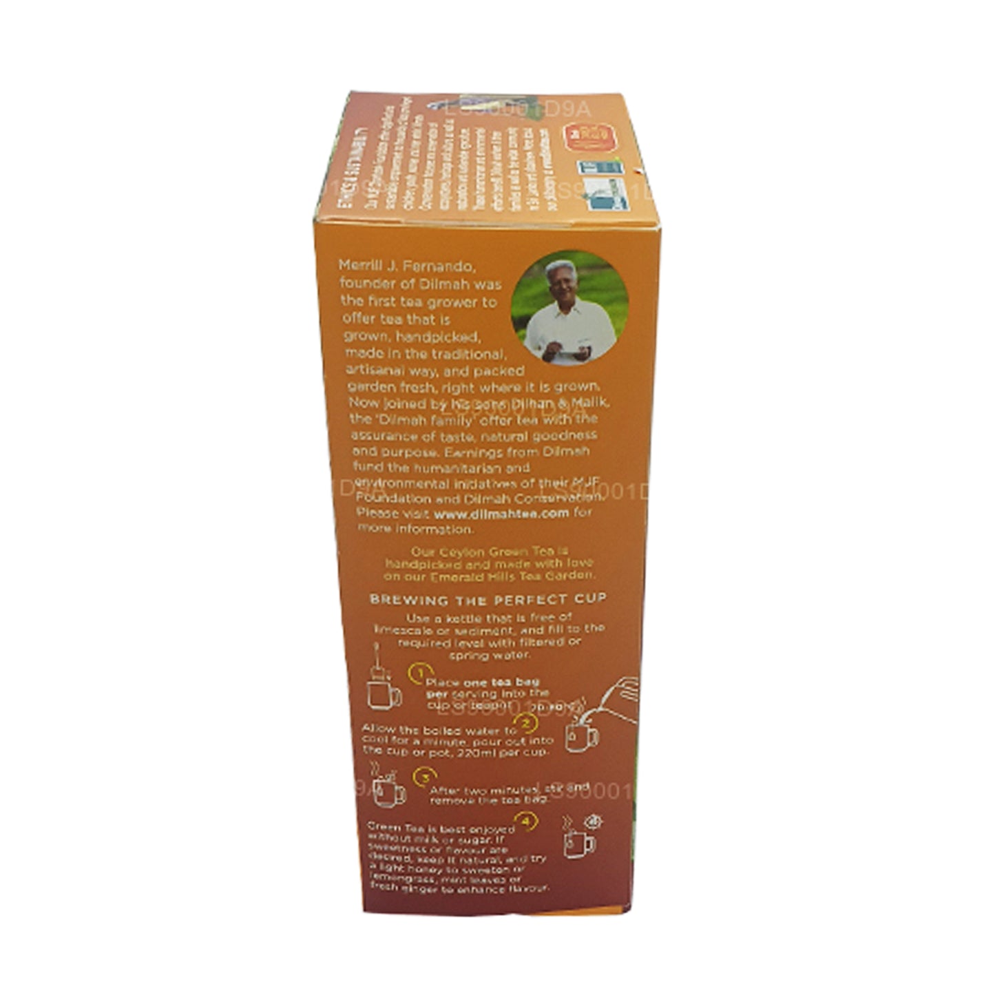 Dilmah Ceylon Marokkansk Mint Grøn Te (40g) 20 Teposer