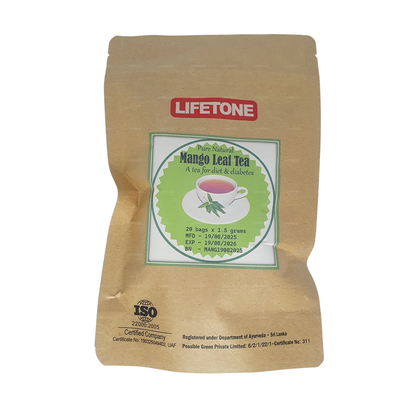 Lifetone Mango-Blatt-Tee (40 g)