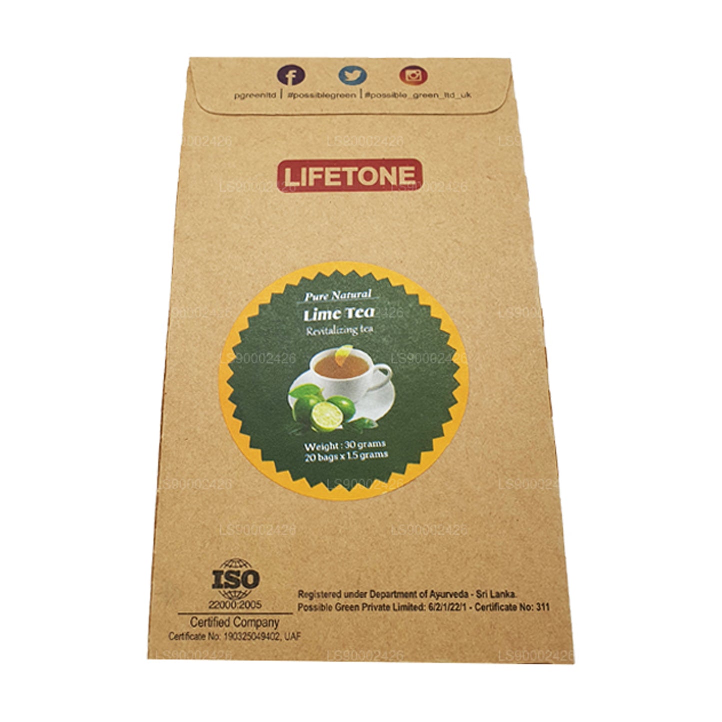 Lifetone Lime Tea (30g)