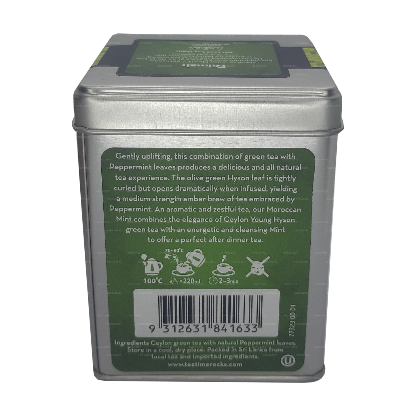 Dilmah t-Series Moroccan Mint Green Tea (40g) 20 bags