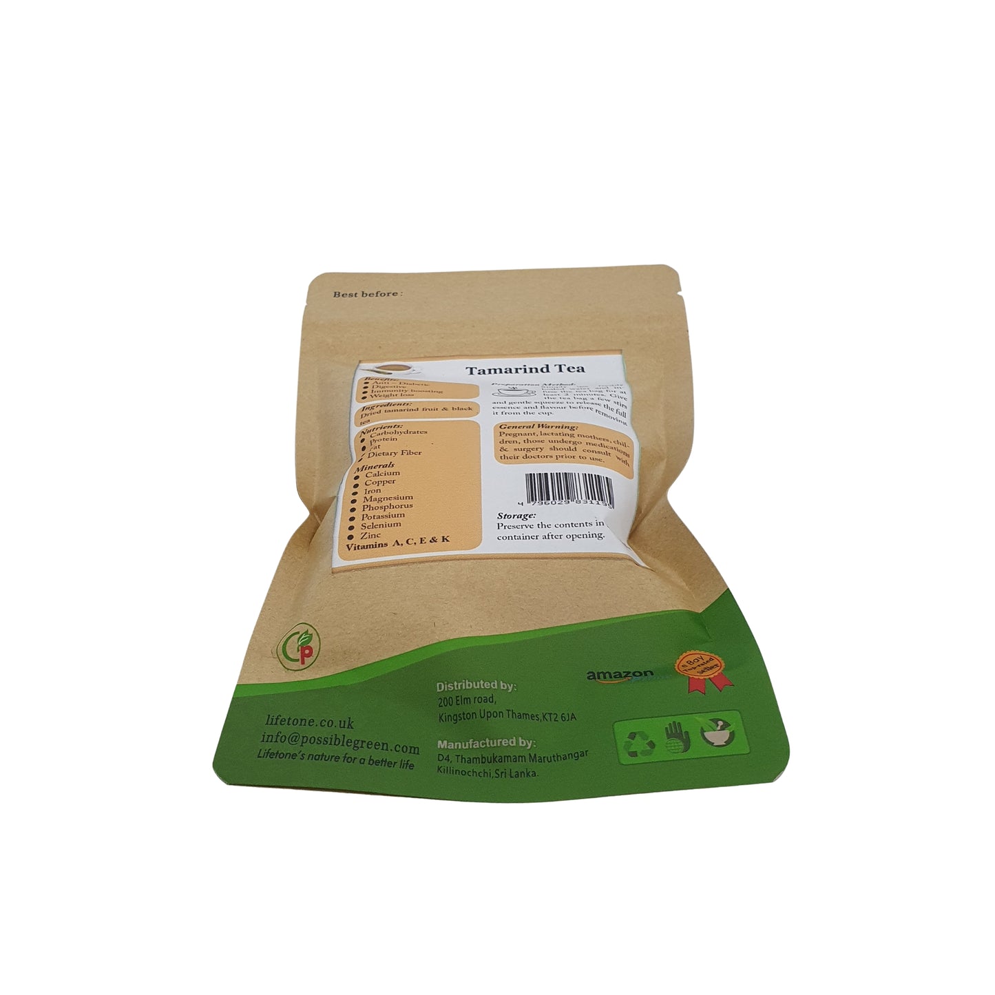 Lifetone Tamarind Tea (40g) 20 Tea Bags