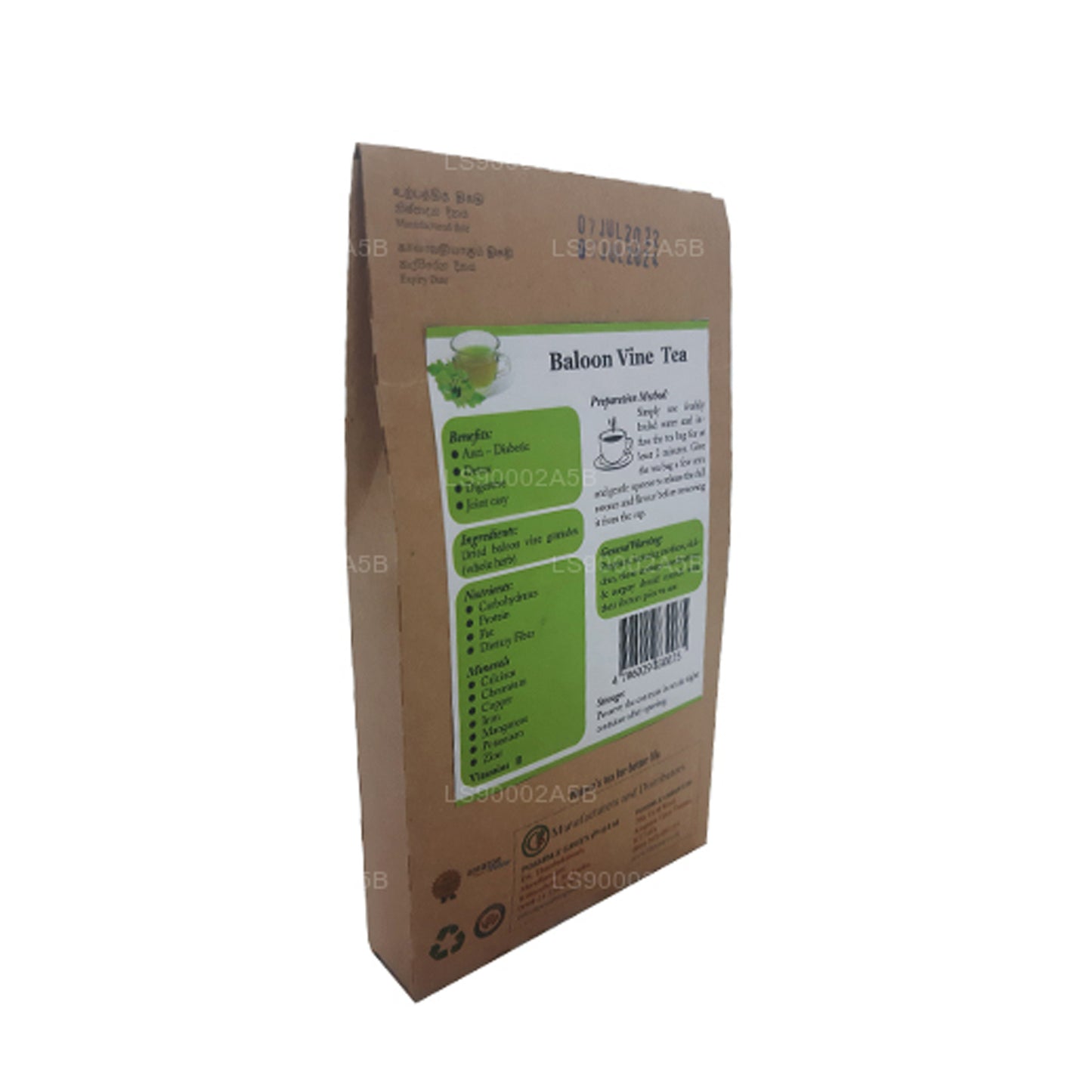 Lifetone Balloon Vine Tea (30g) 20 Tea Bags