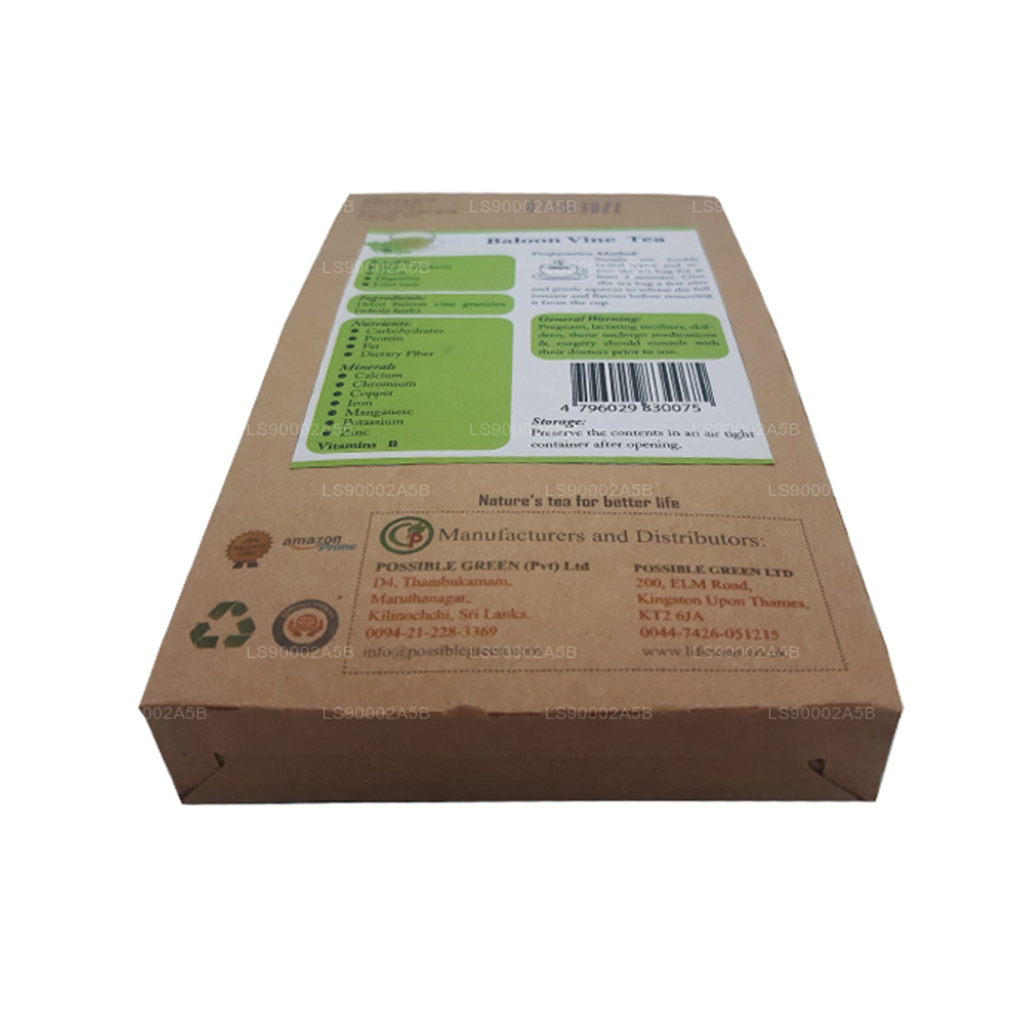 Lifetone Balloon Vine Tea (30g) 20 Tea Bags