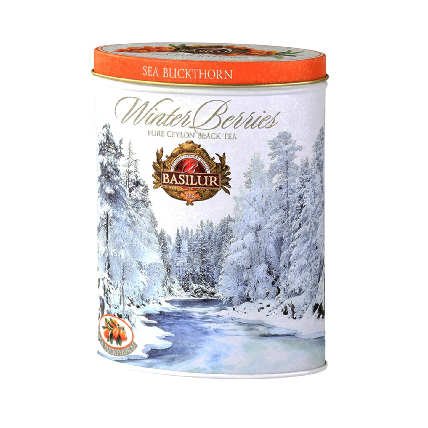 Basilur Winter Berries “Sea Burshorn” (100 g) Tin