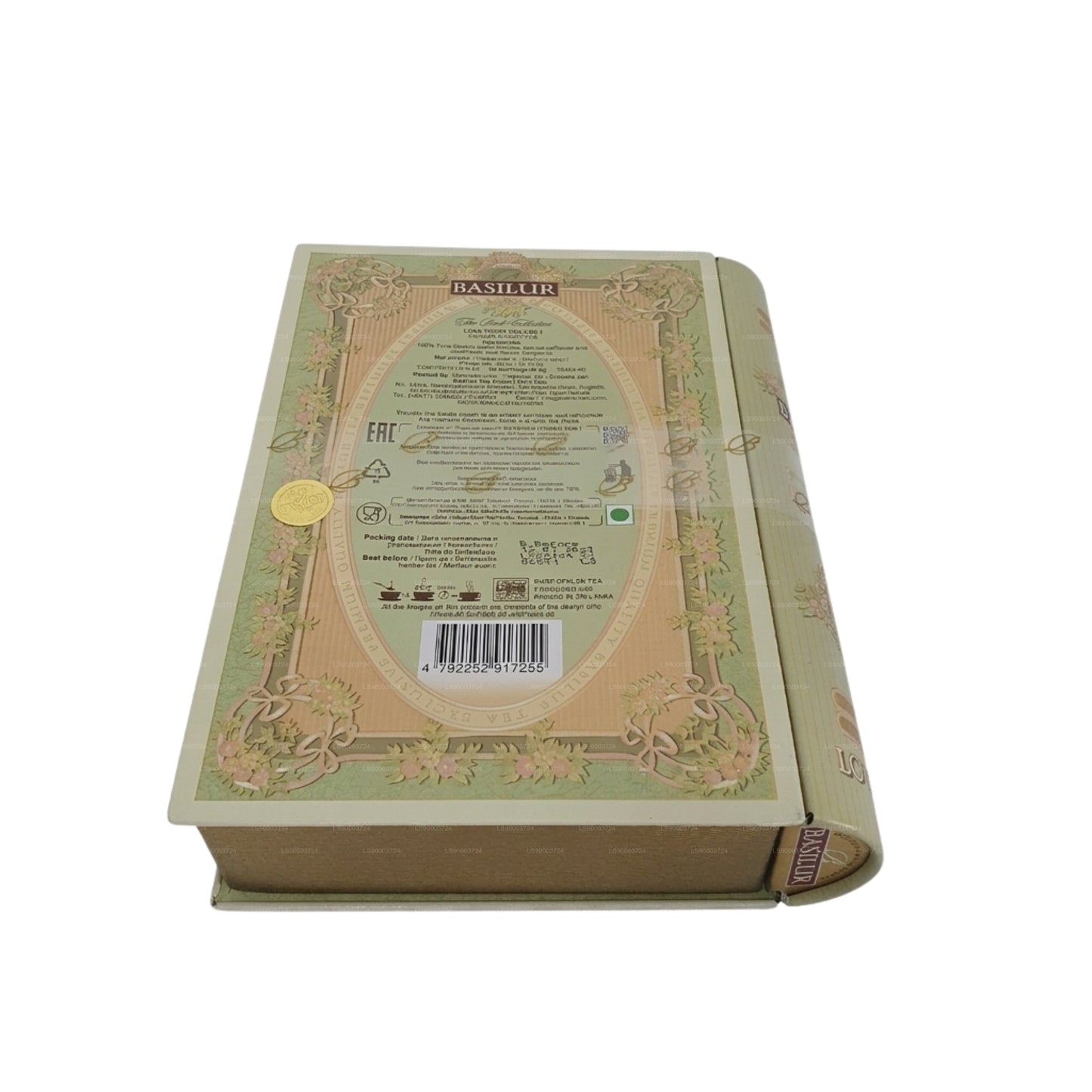 Basilur Teebuch „Love Story - Band I“ (100 g) Caddy