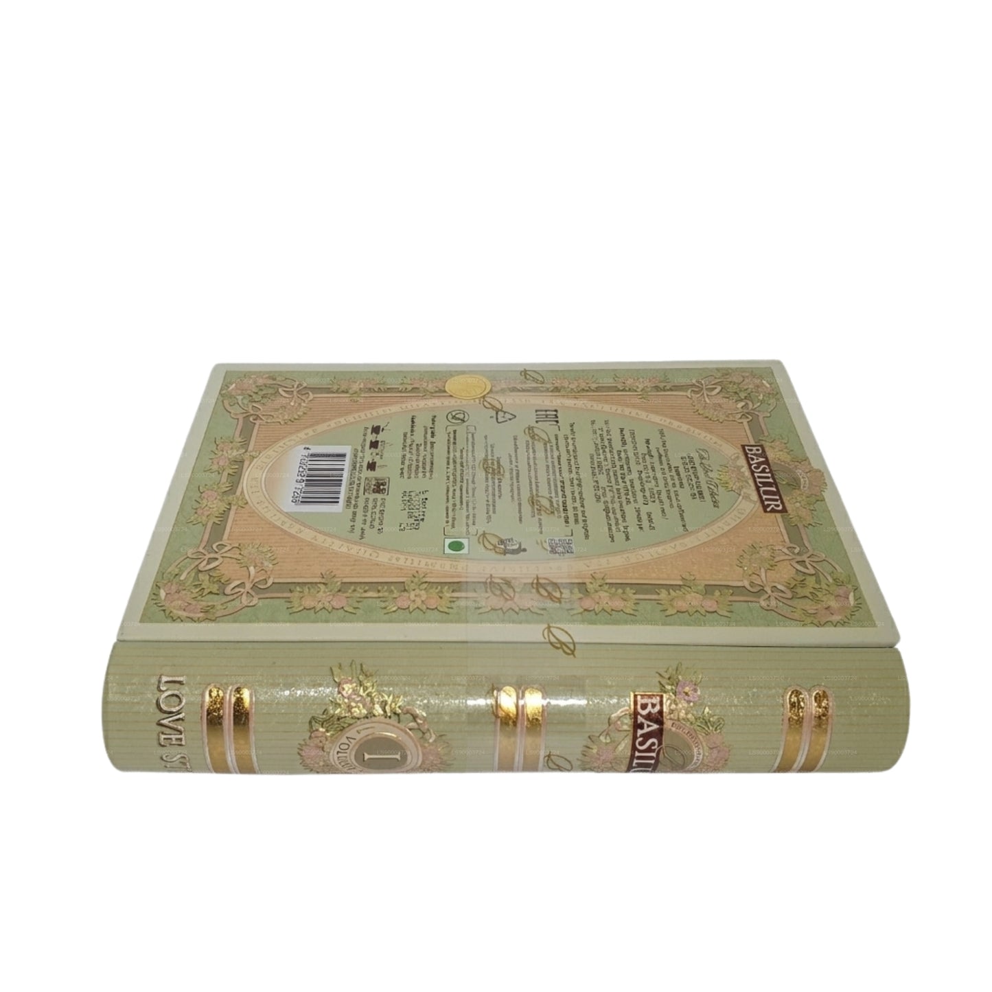 Basilur Teebuch „Love Story - Band I“ (100 g) Caddy