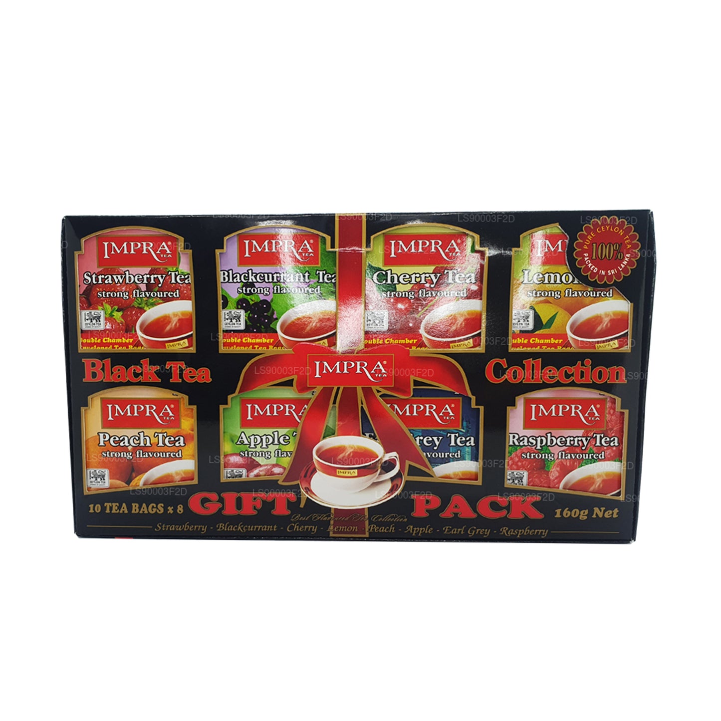 Impra 8 Flavours Black tea Collection (160g)